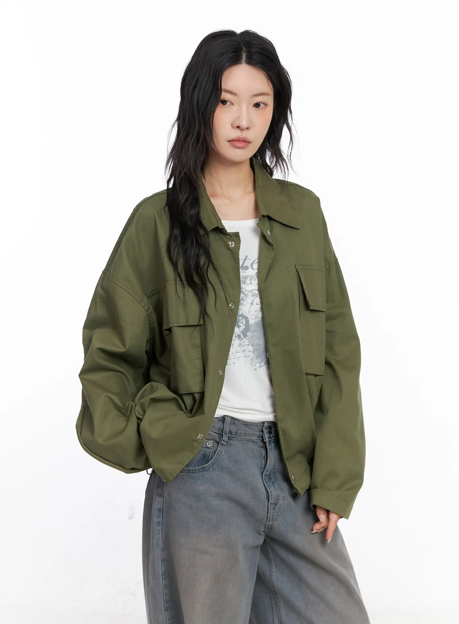 Relaxed-Fit Cargo Jacket CC1809 - Image 6