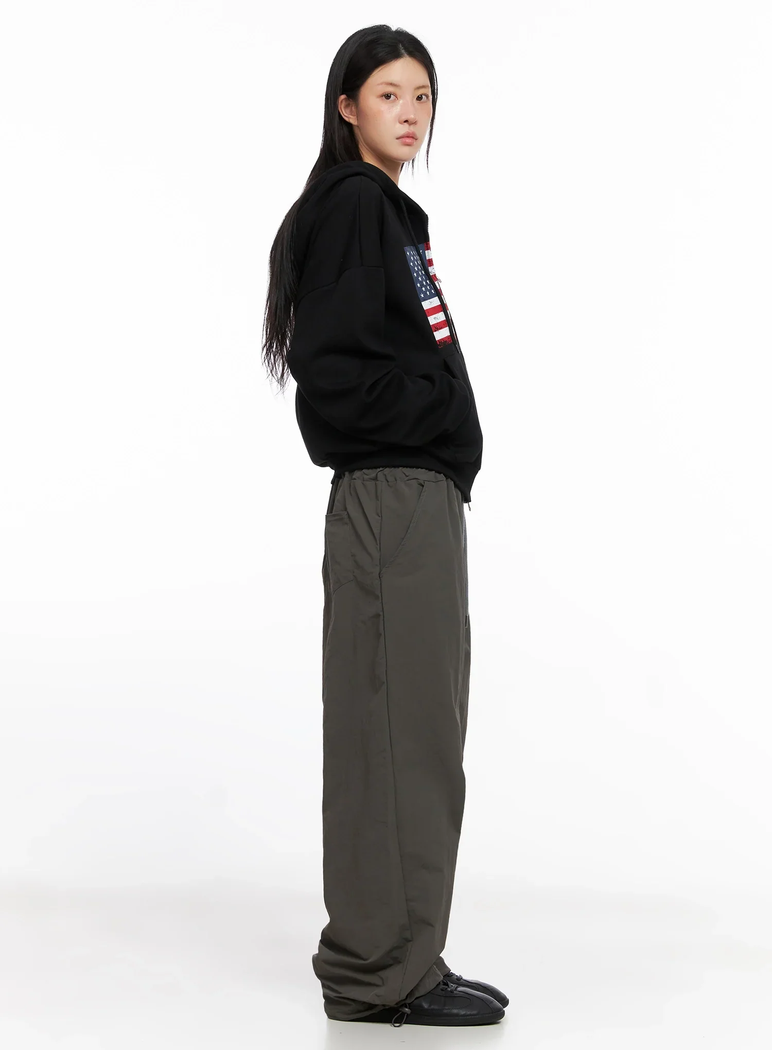 Relaxed-Fit Draw String Pants IS515 - Image 4