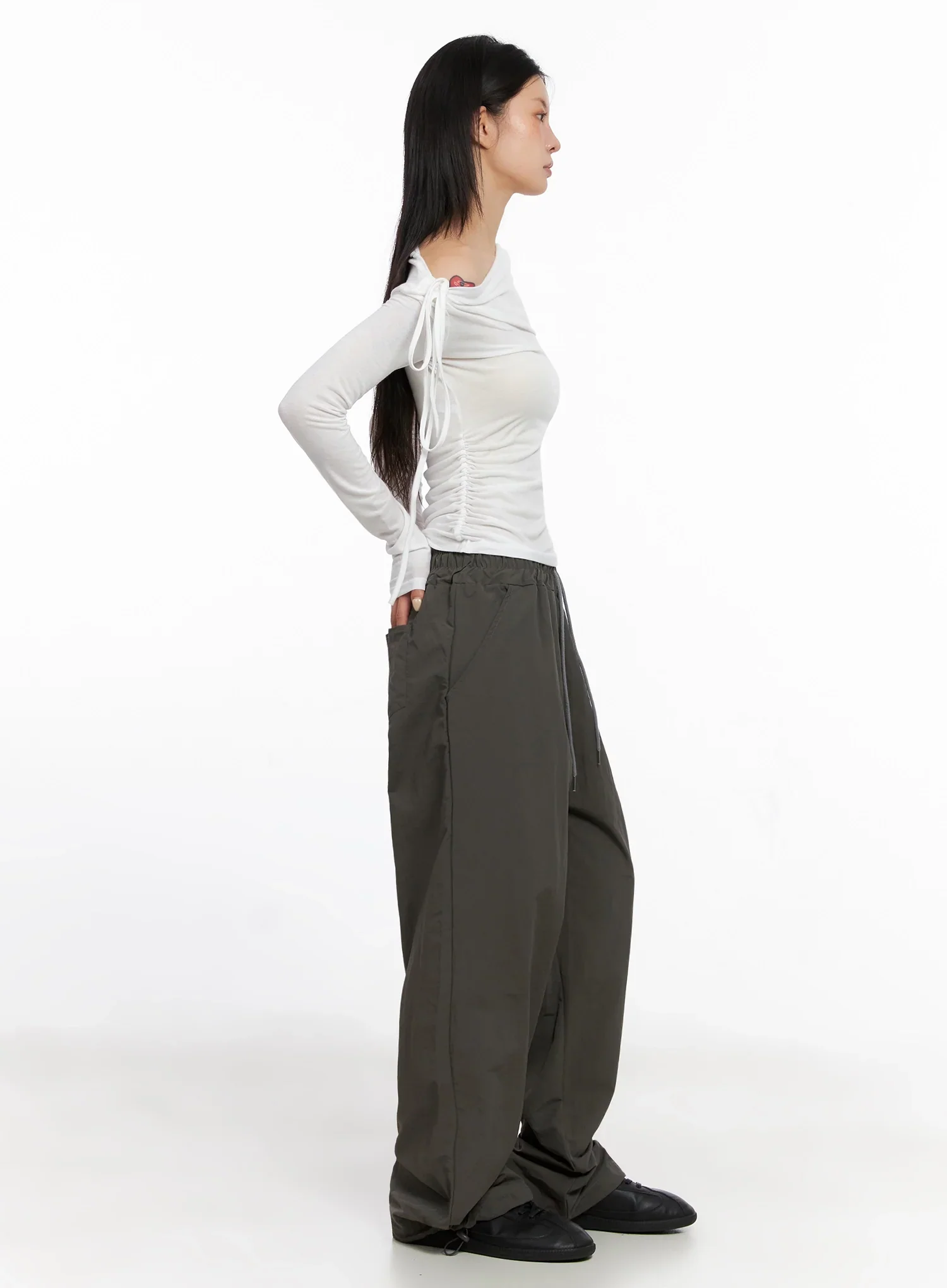 Relaxed-Fit Draw String Pants IS515 - Image 8