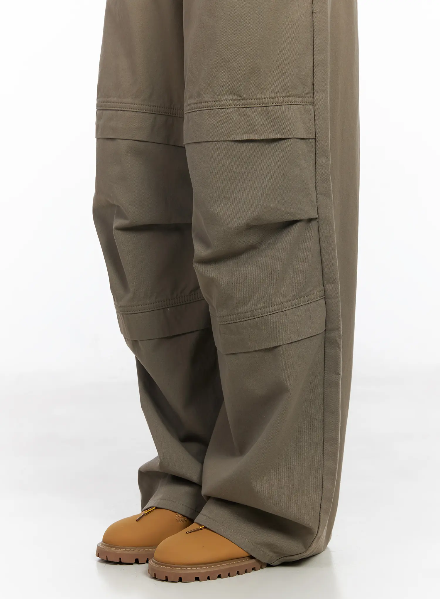 Relaxed-Fit Wide Leg Cotton Pants CM513 - Image 8