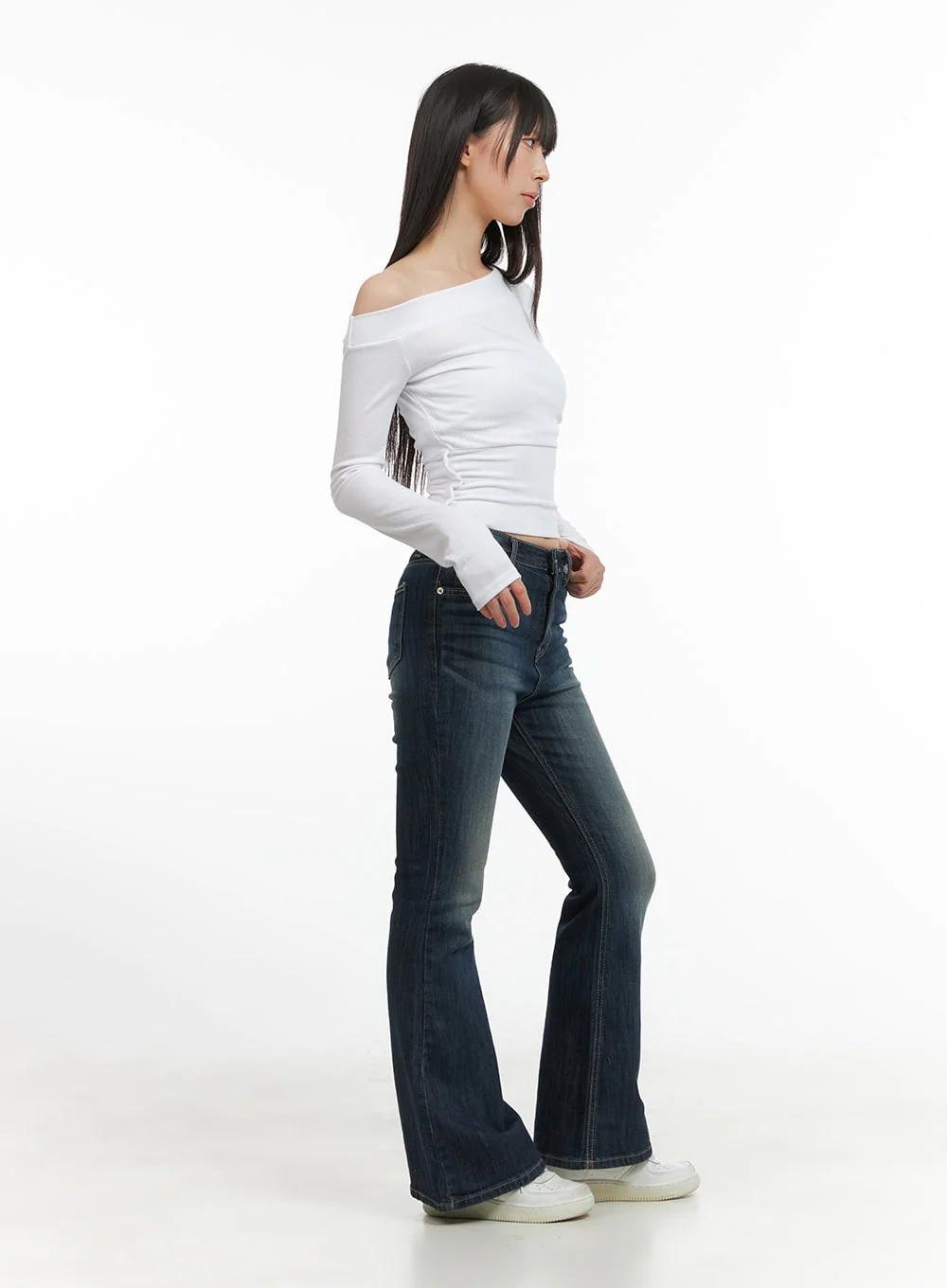 Remy Washed Bootcut Jeans CG420 - Image 3