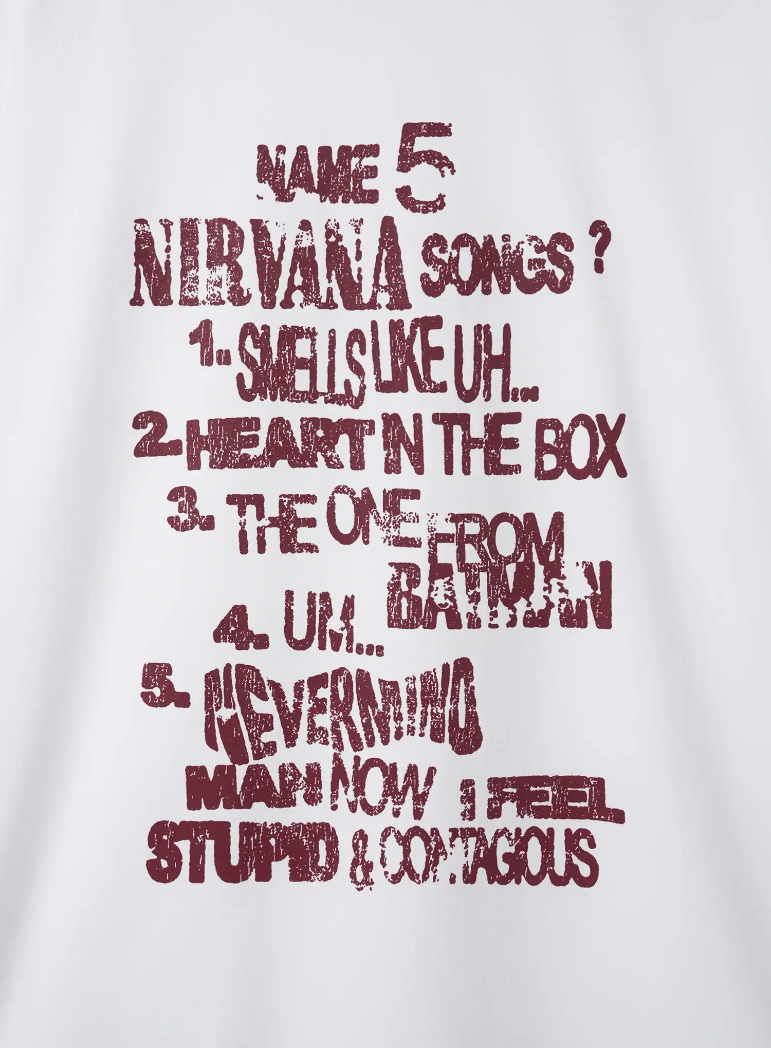 Retro Nirvana Print Graphic T-Shirt IL516 - Image 7