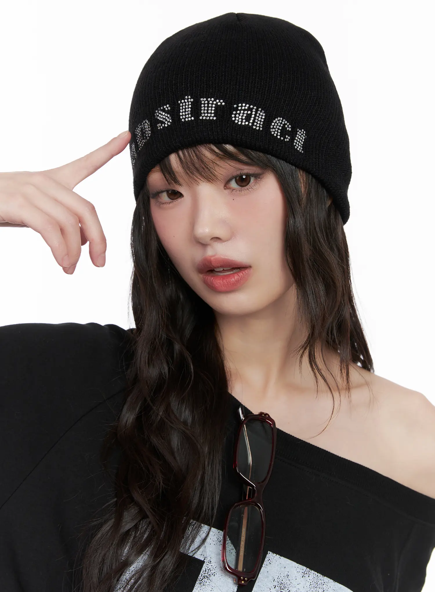 Rhinestone Beanie CN510