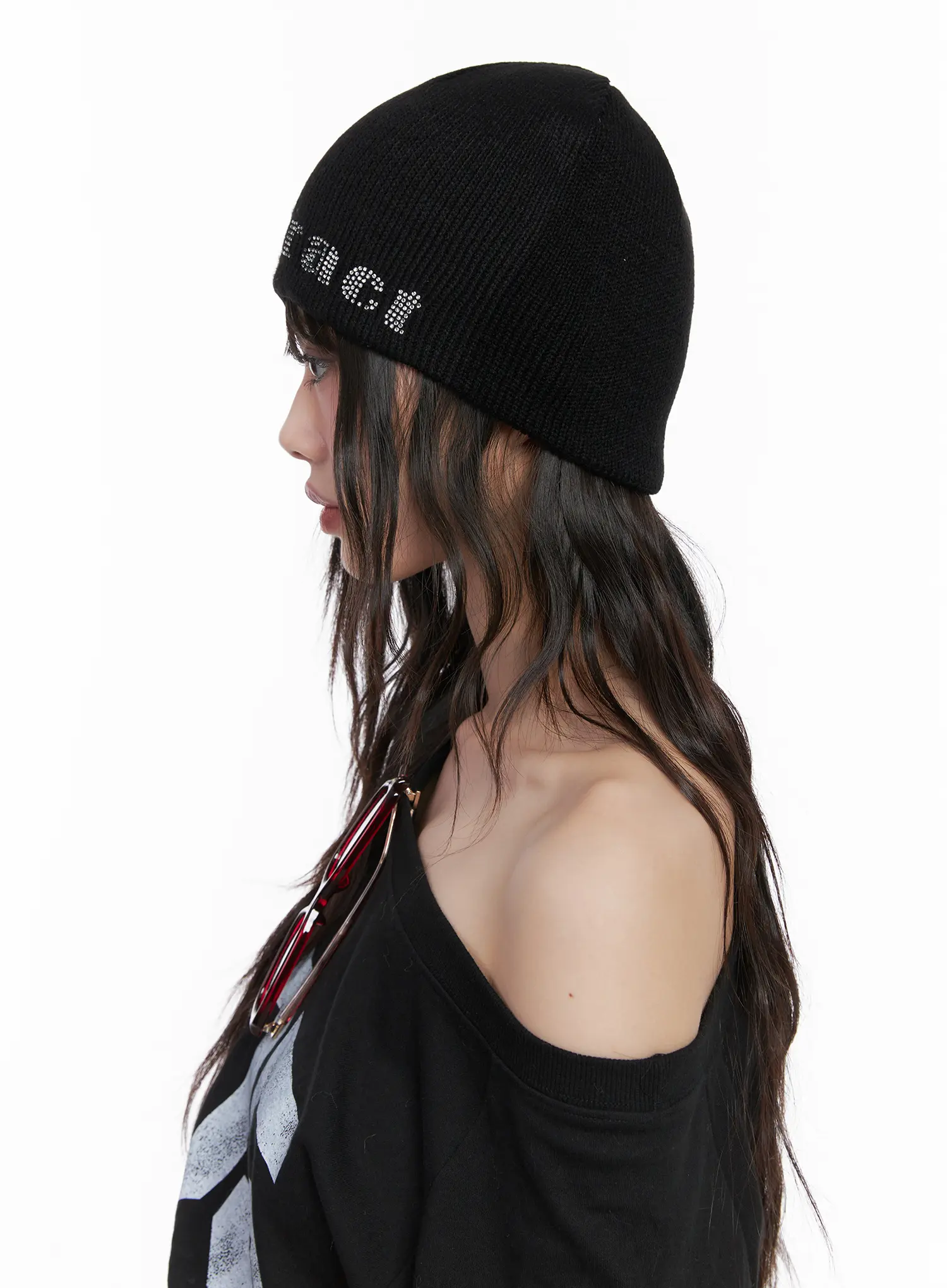 Rhinestone Beanie CN510 - Image 5