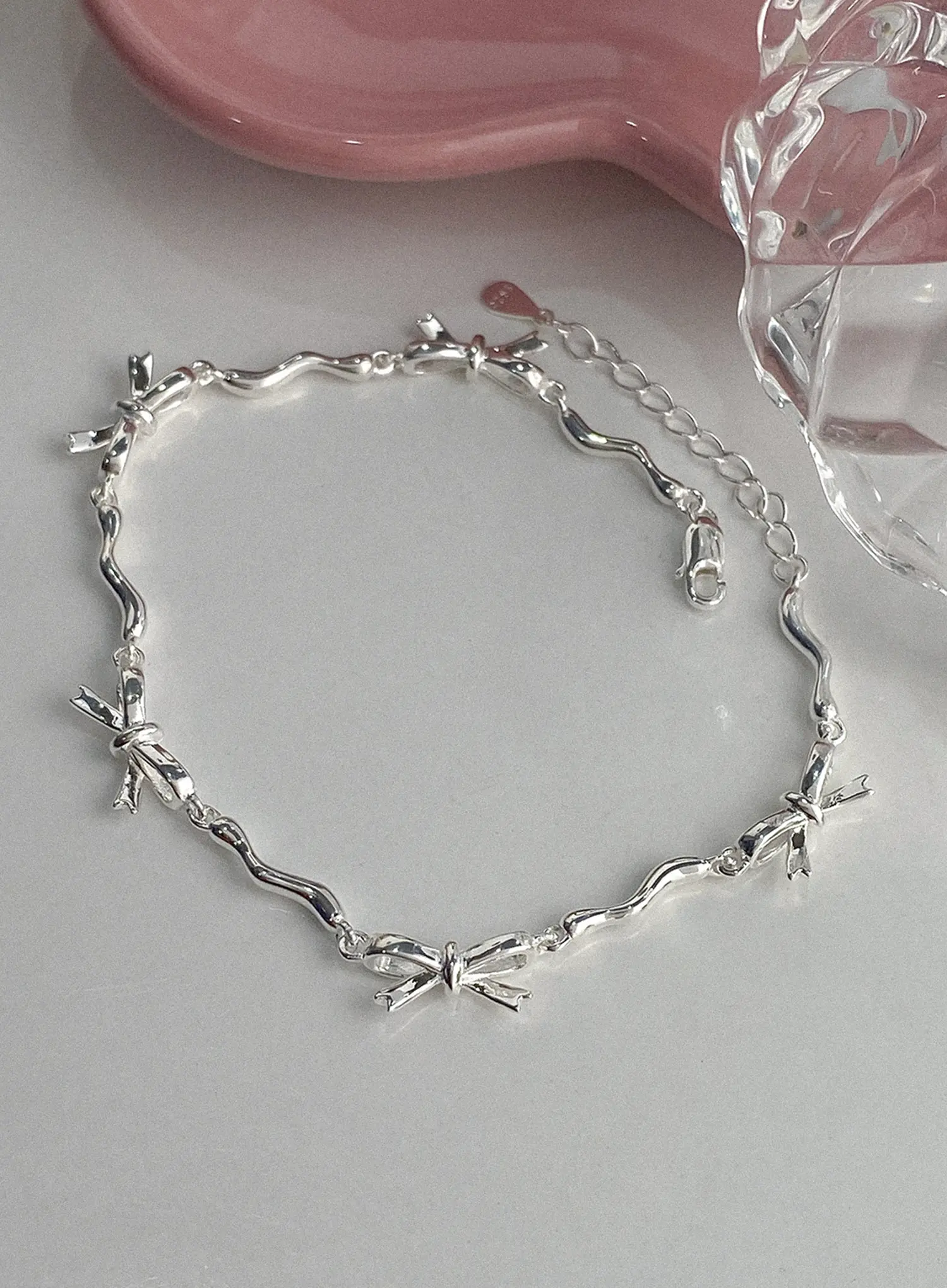 Rhys Ribbon Stick Chain Bracelet IU506 - Image 4