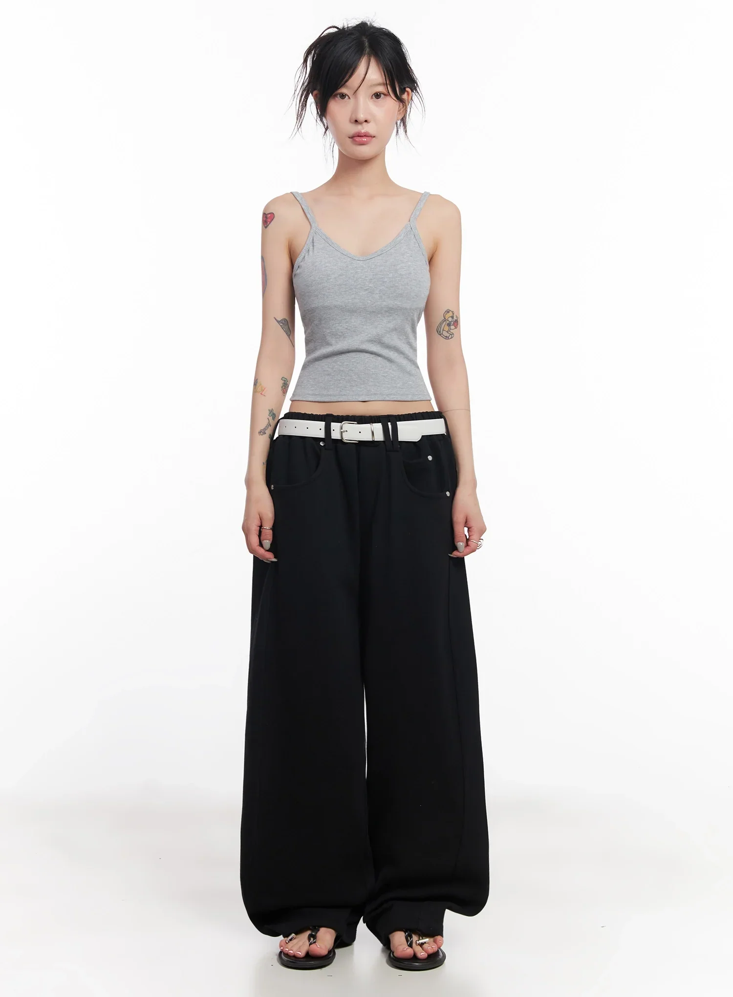 Ribbed Cap-Sleeve Tank IC503 - Image 5