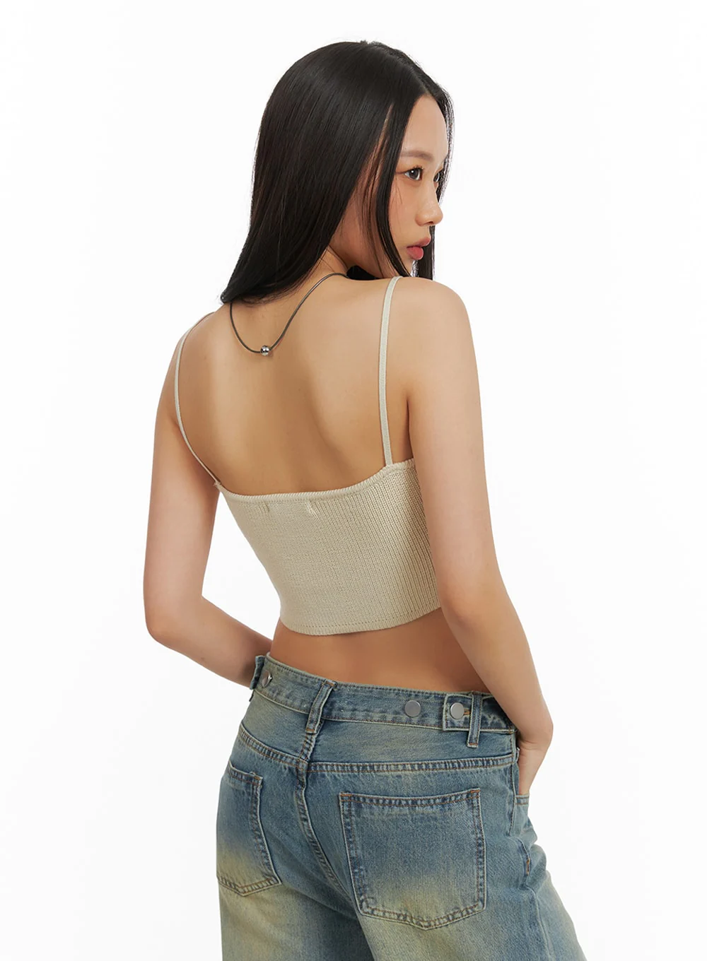 Ribbed Crop Cami Top IA417 - Image 5