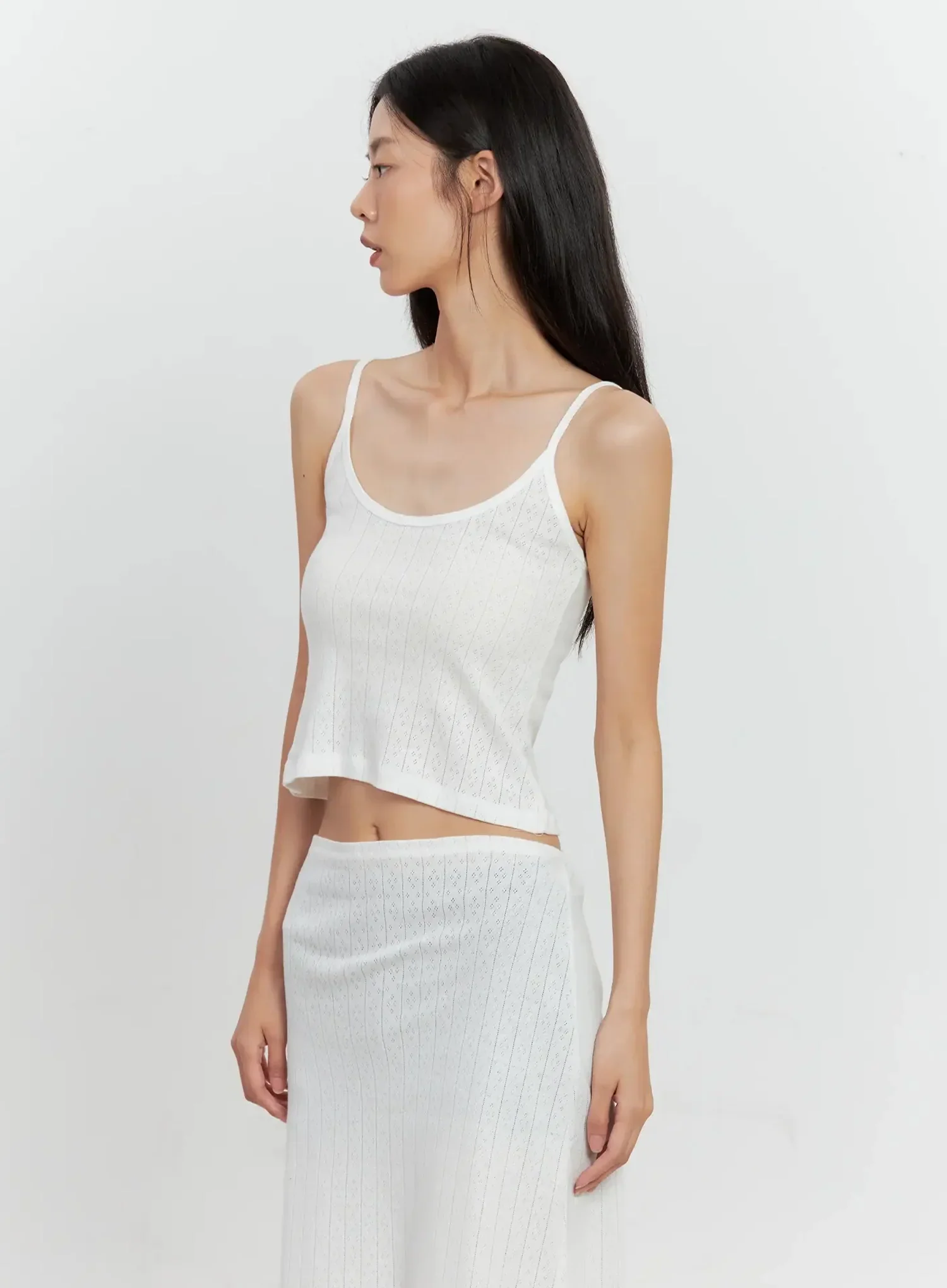 Ribbed Eyelet Tank Top IL528 - Image 11