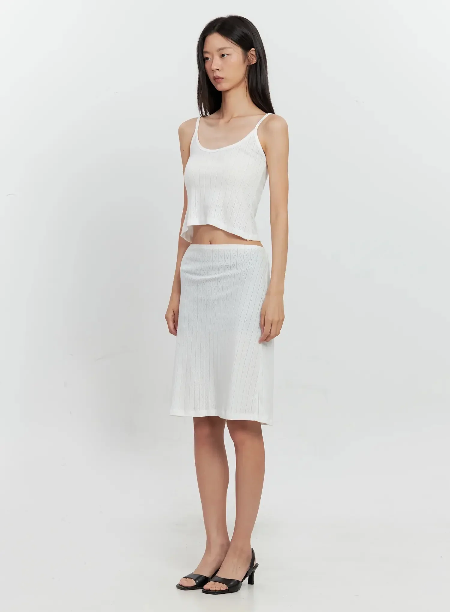 Ribbed Eyelet Tank Top IL528 - Image 5