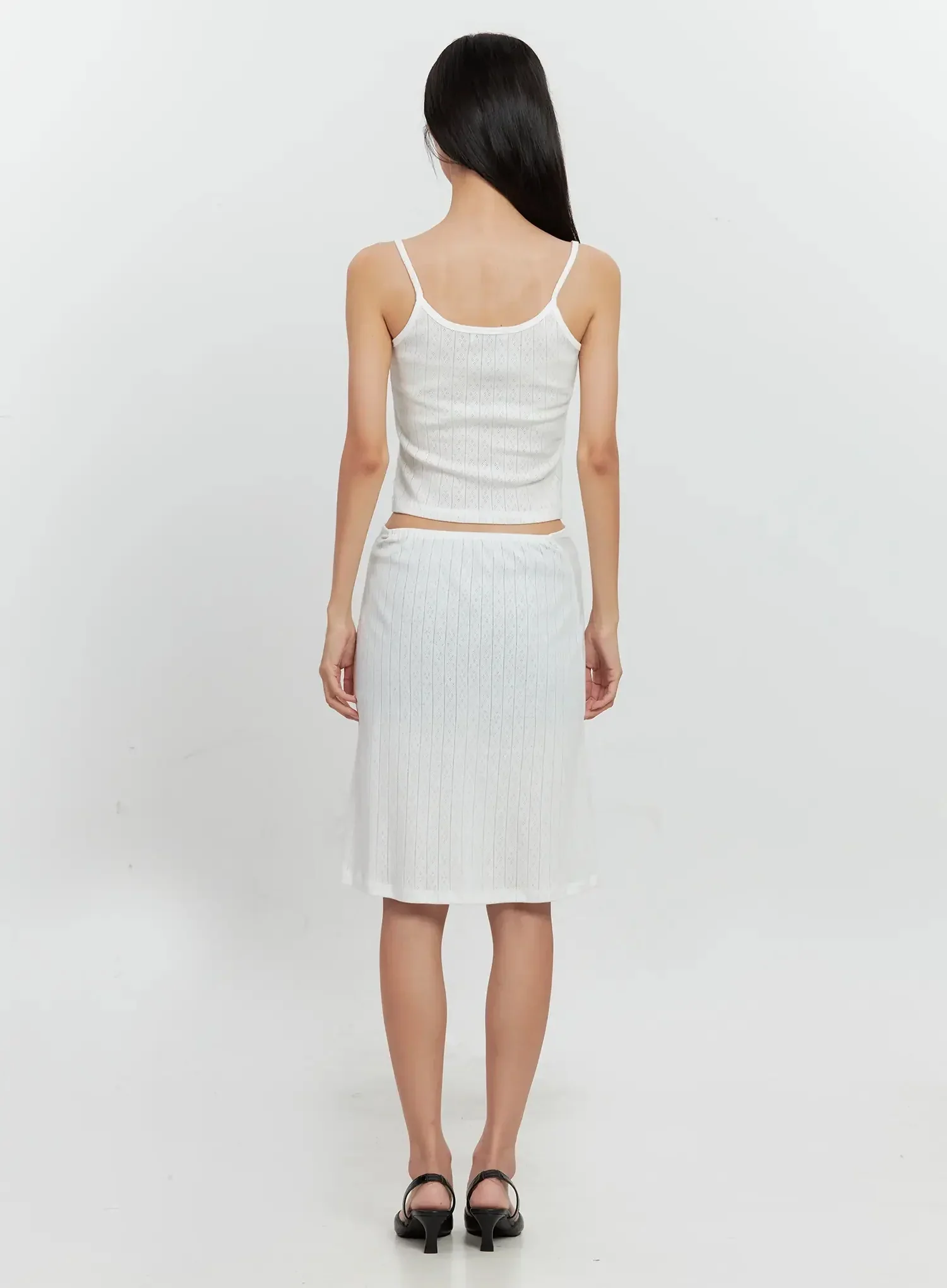 Ribbed Eyelet Tank Top IL528 - Image 7