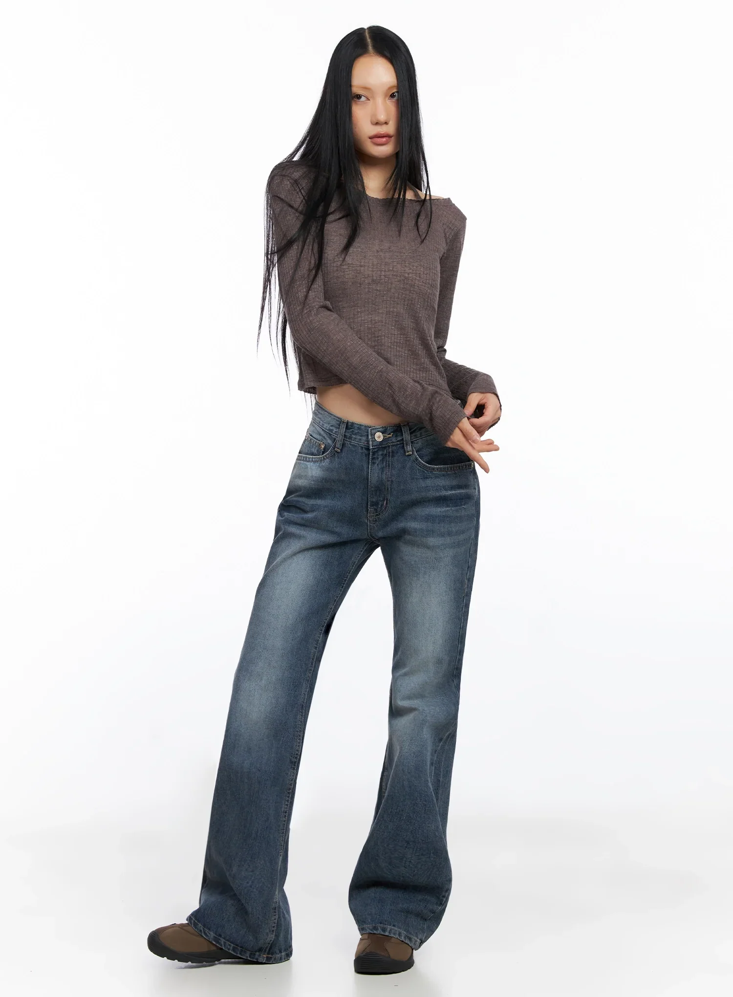 Ribbed Halterneck Top IO516 - Image 10
