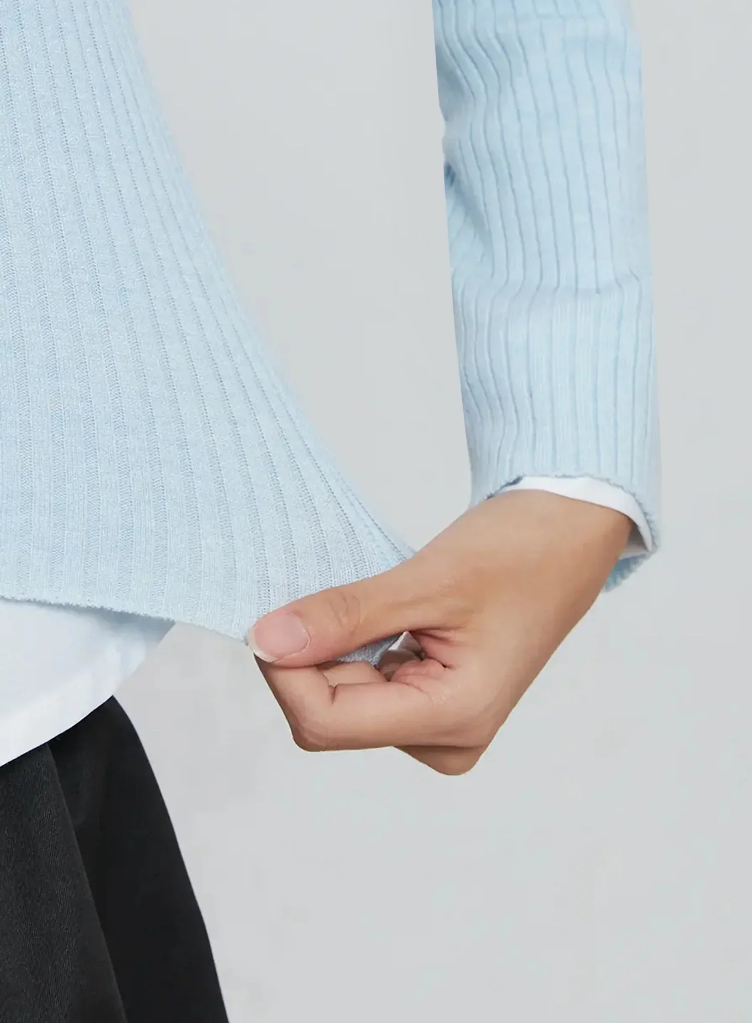 Ribbed Henley Knit Tee IO530 - Image 13