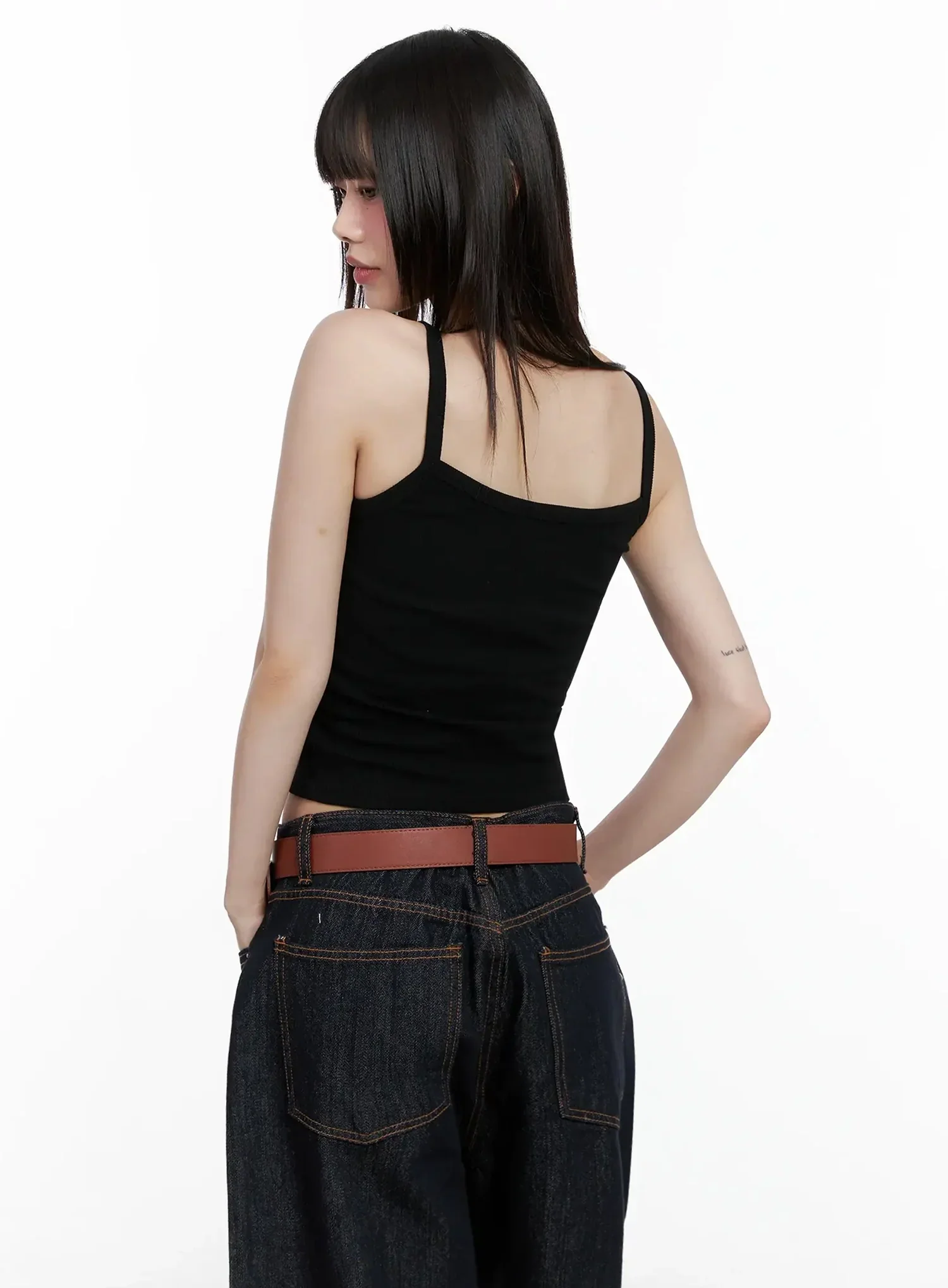 Ribbed Sleeveless Crop Top IL531 - Image 10