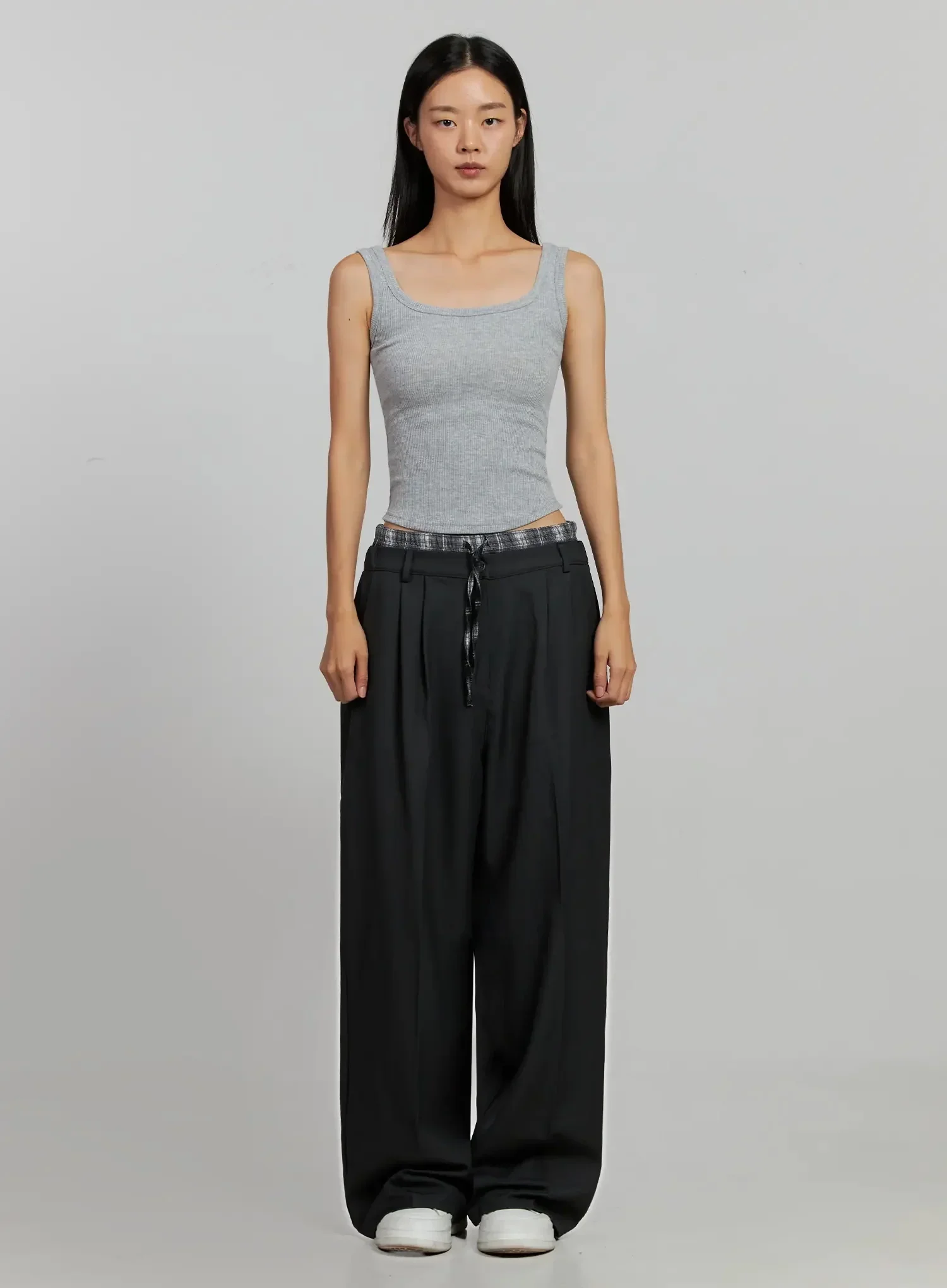 Ribbed Square Neck Tank IJ502 - Image 4