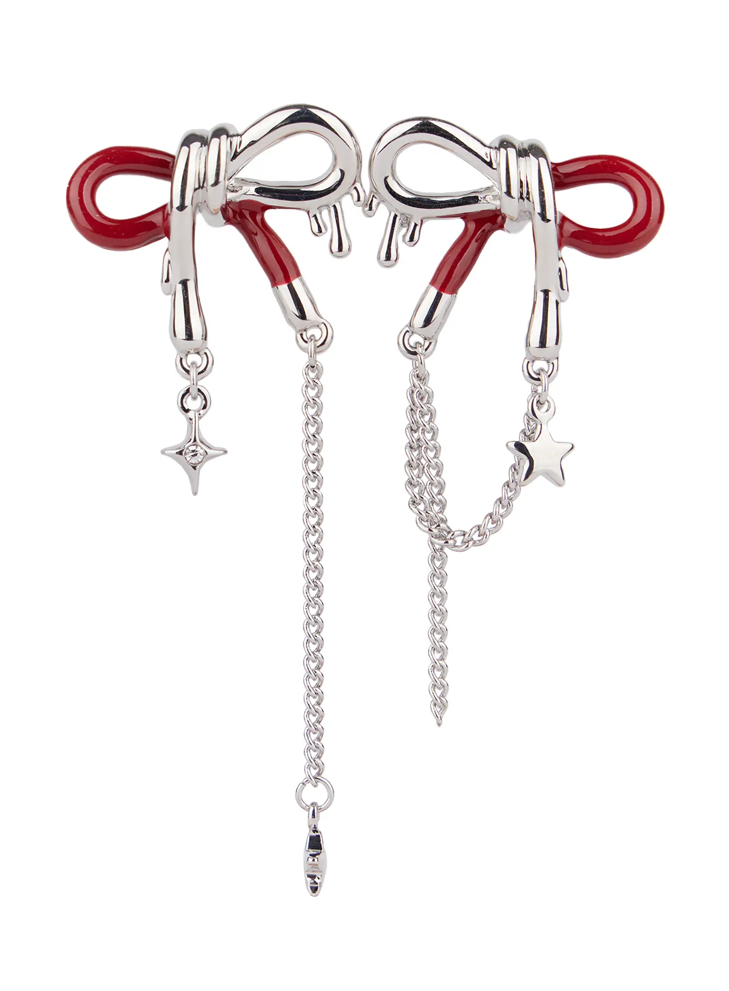 Ribbon Dangle Earrings IF526 - Image 6