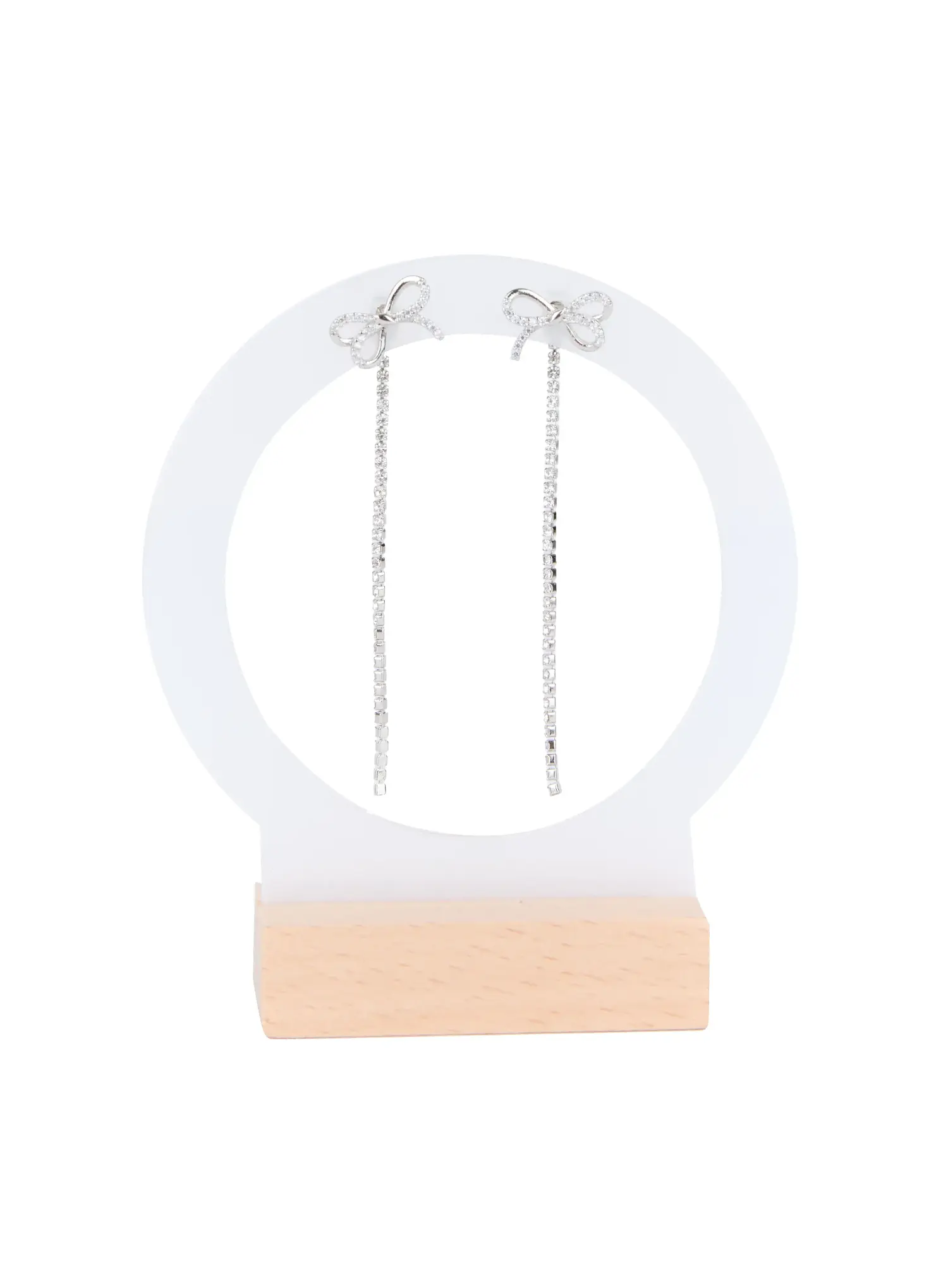 Ribbon Drop Earrings IS515 - Image 7