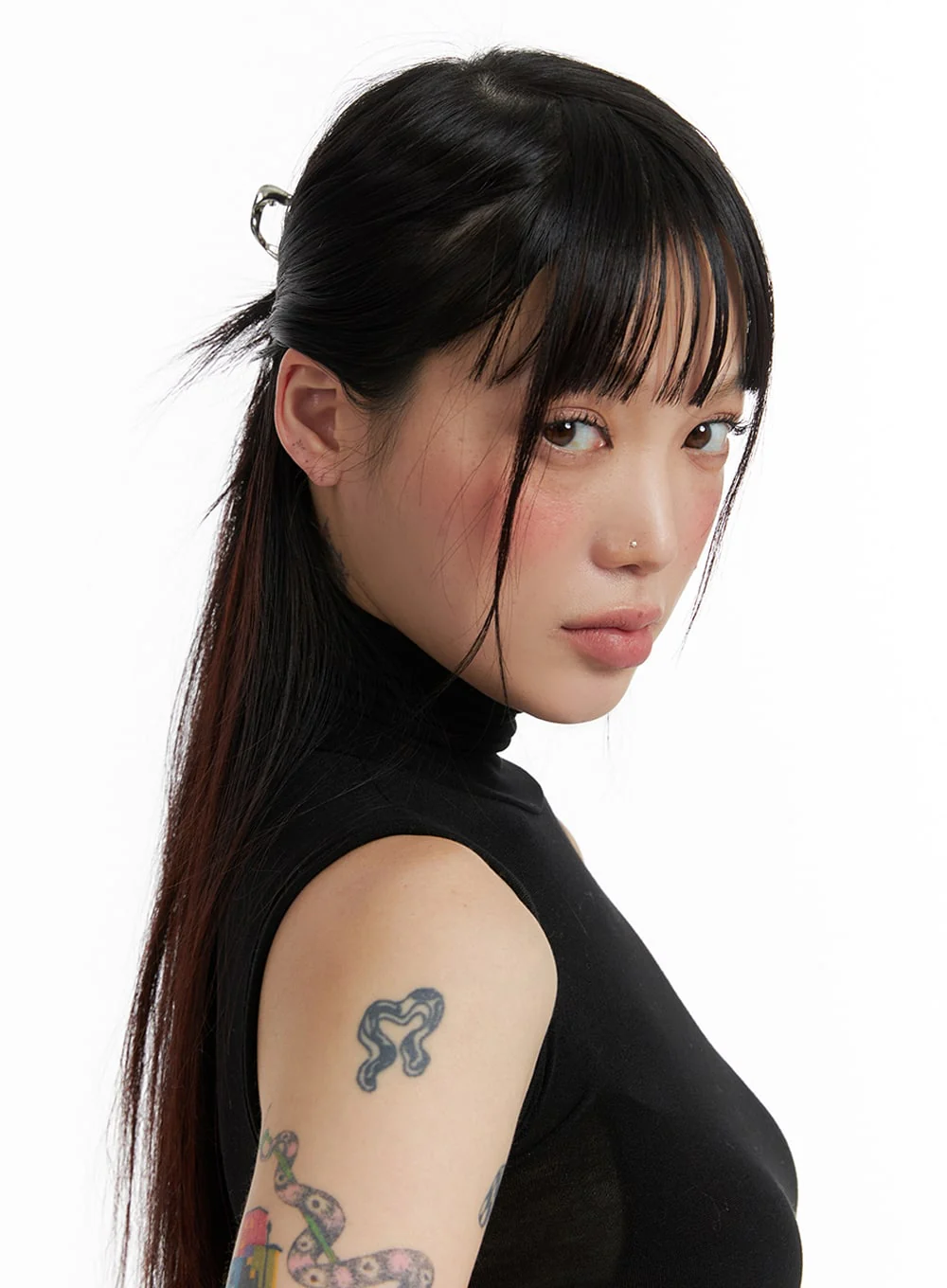 Ribbon Hair Clip IF421 - Image 3