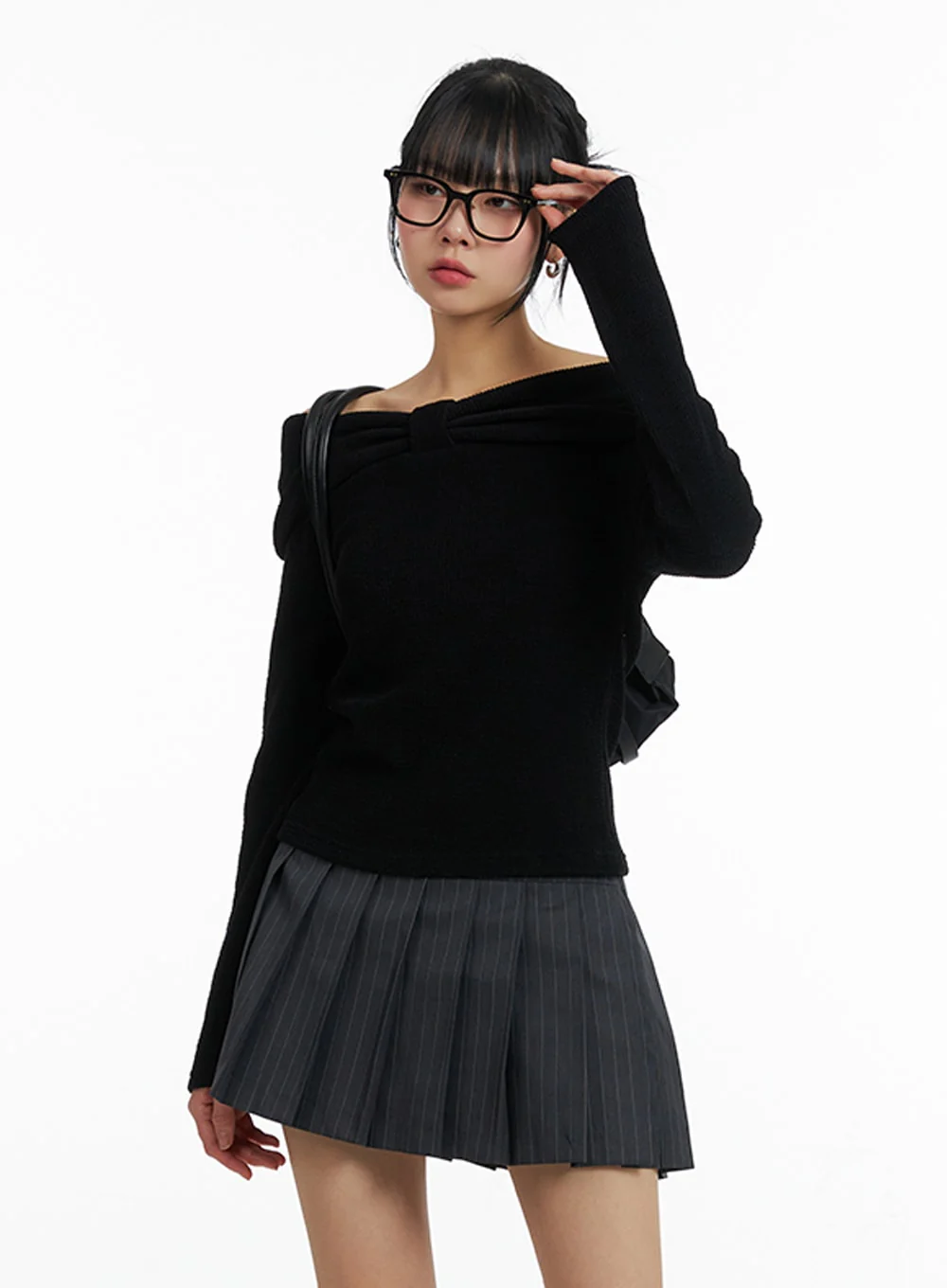 Ribbon Off-Shoulder Top IF402 - Image 4