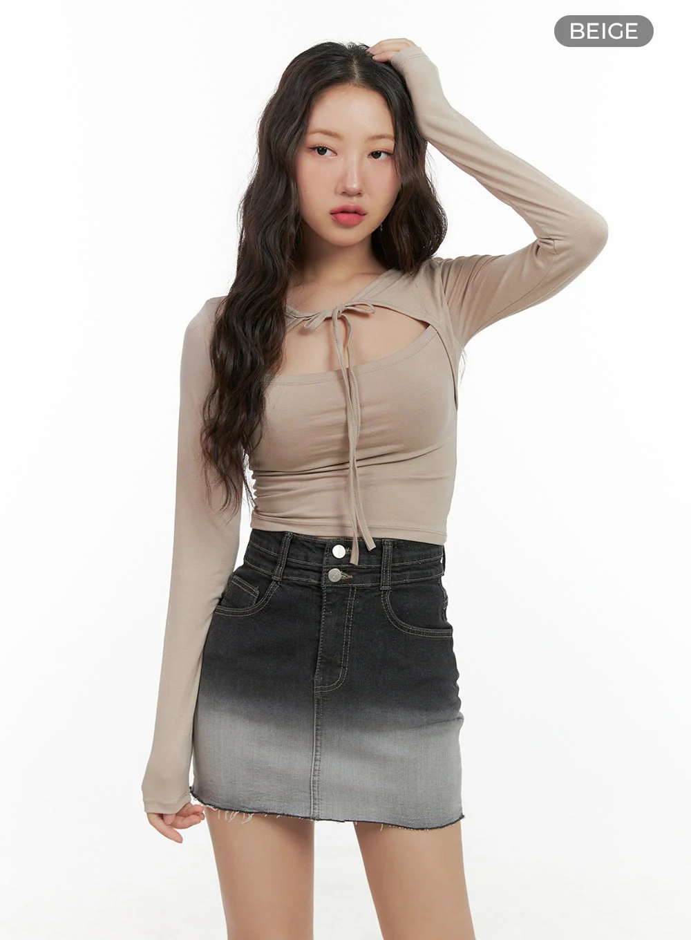 Ribbon String Bolero Long Sleeve CG423 - Image 10