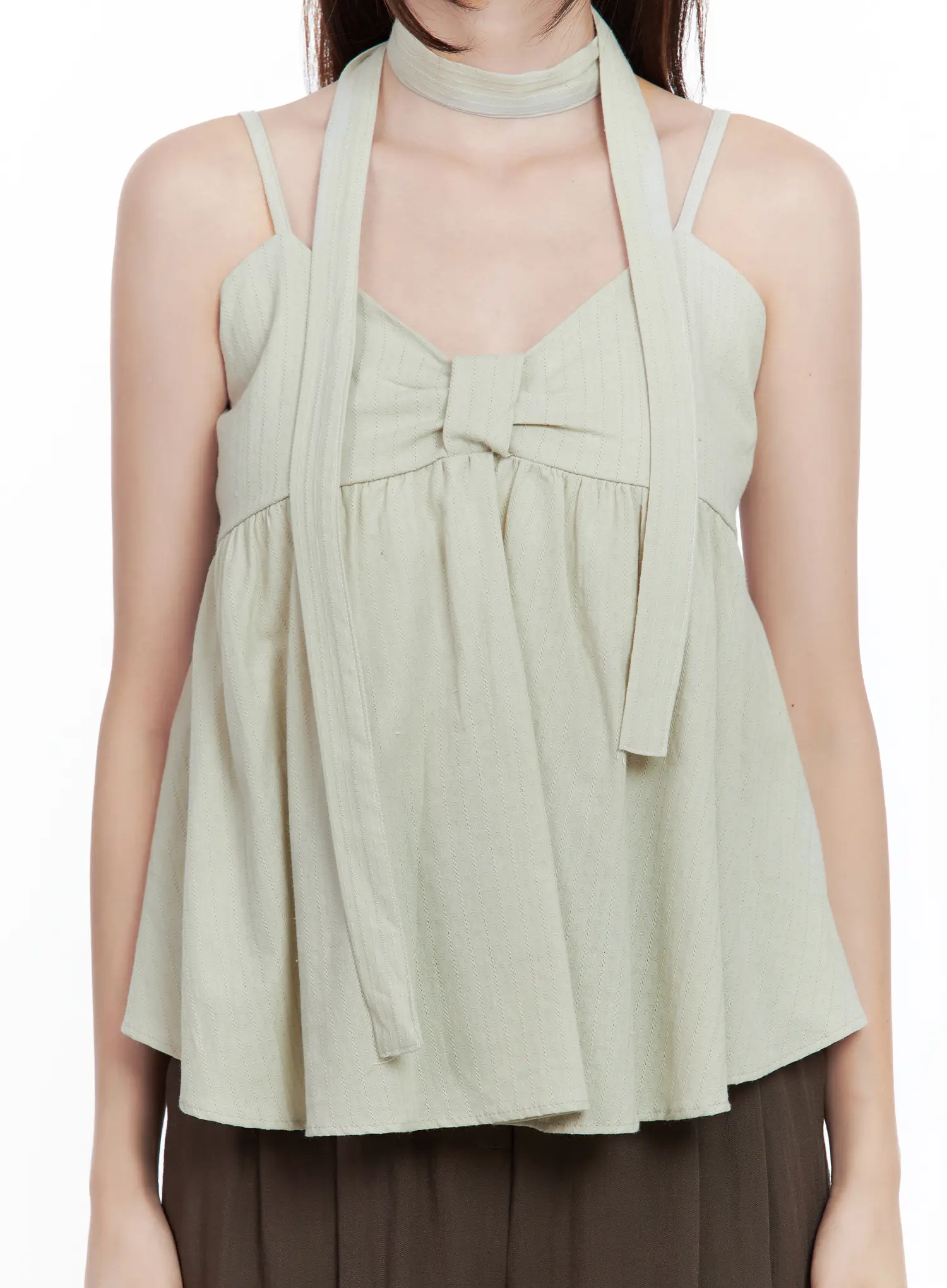 Ribbon Tie Tank & Scarf Set CL502 - Image 9