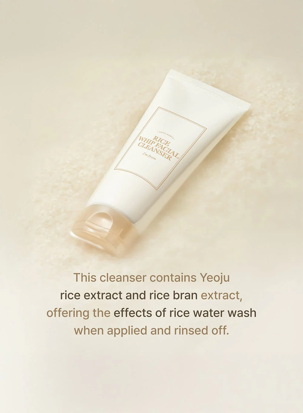 Rice Whip Facial Cleanser (150ml) - Image 5