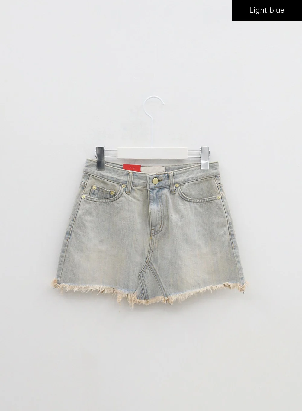 Ripped Denim Mini Skirt BA305 - Image 13