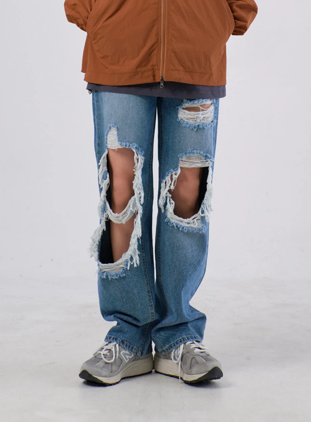 Ripped Knee Jeans IA305 - Image 11