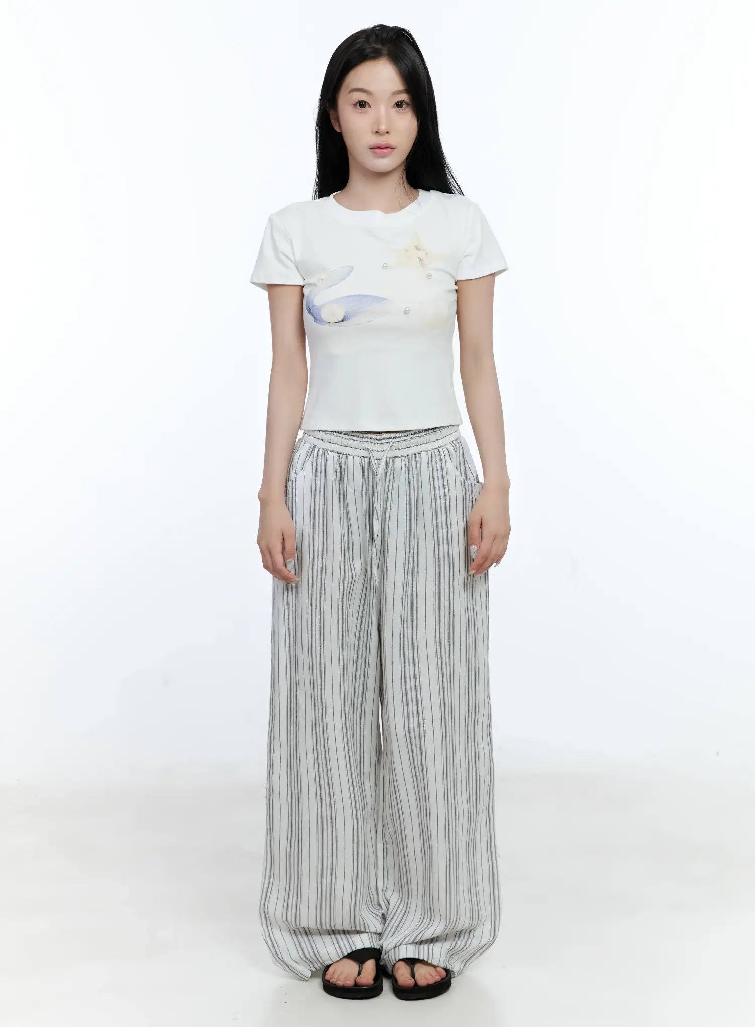 River Graphic Crop Top CL530 - Image 2