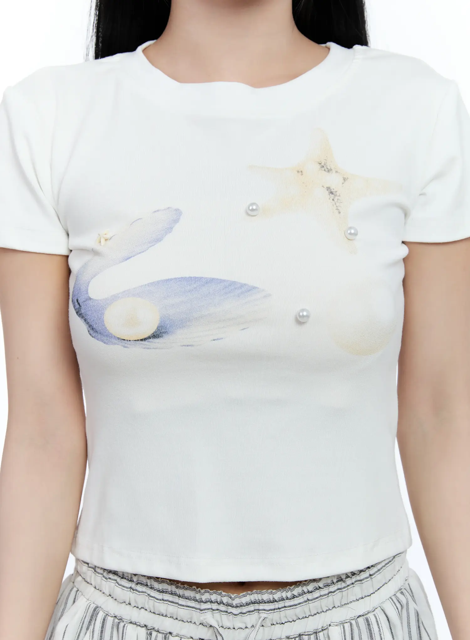 River Graphic Crop Top CL530 - Image 7