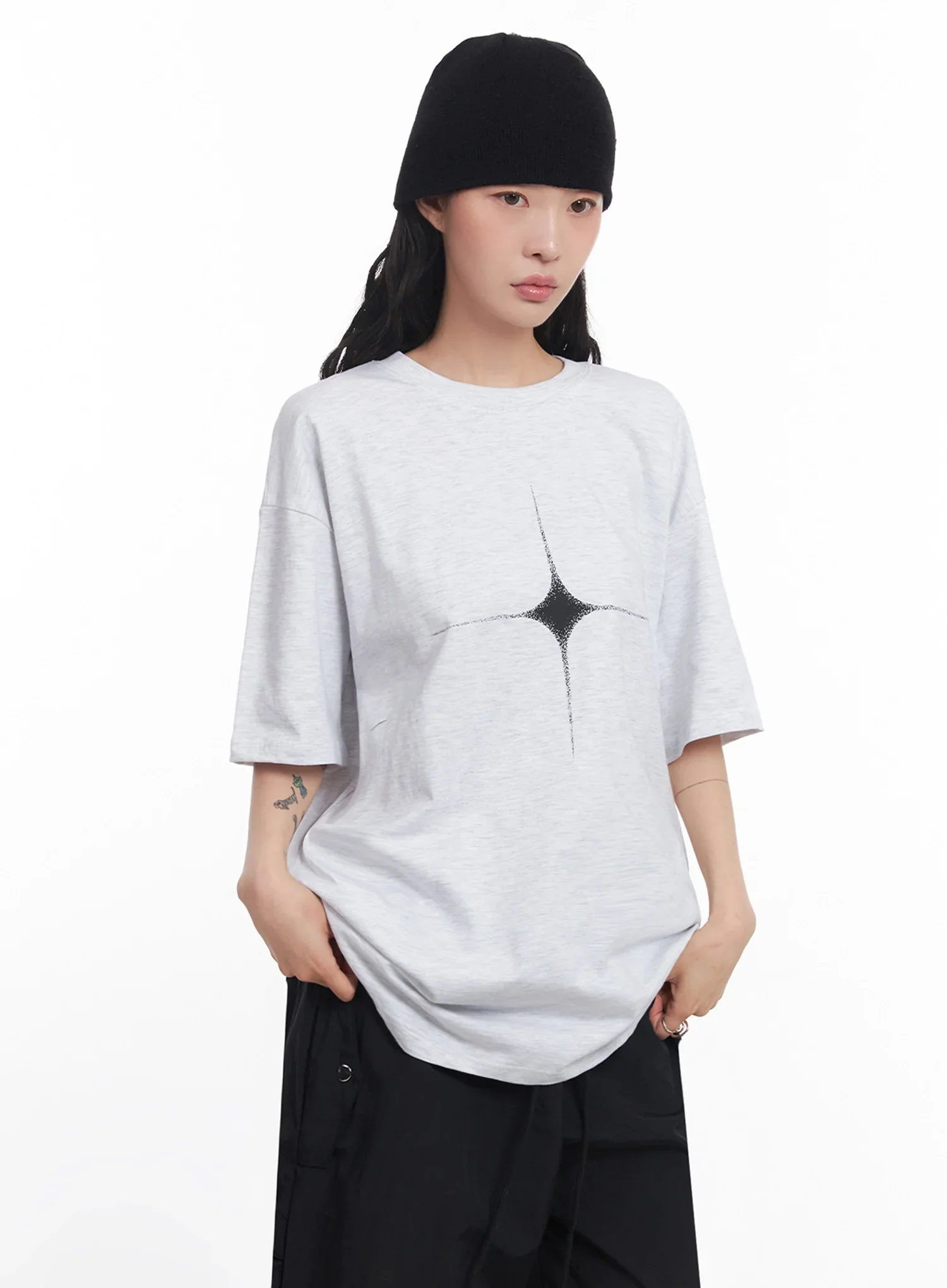 Rivet Edge Knit Beanie IC503 - Image 4