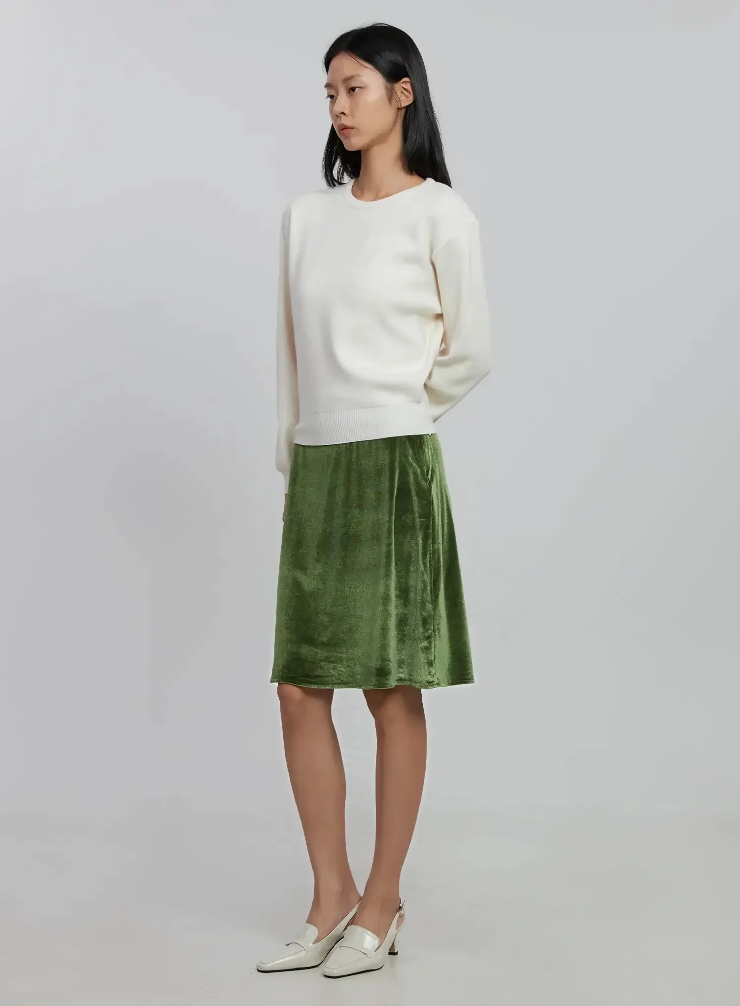 Round Neck Knit Top ID516 - Image 11