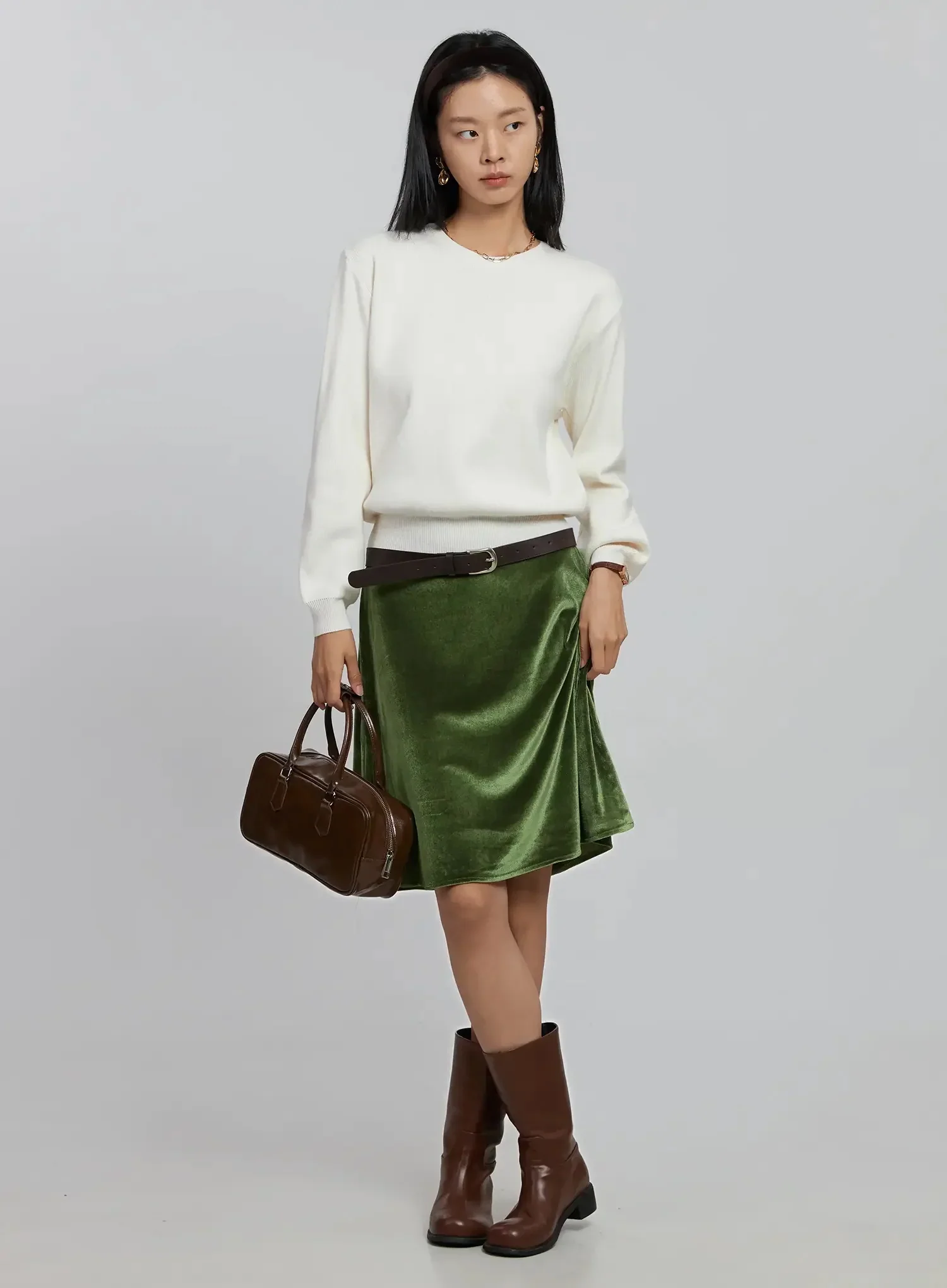 Round Neck Knit Top ID516 - Image 13