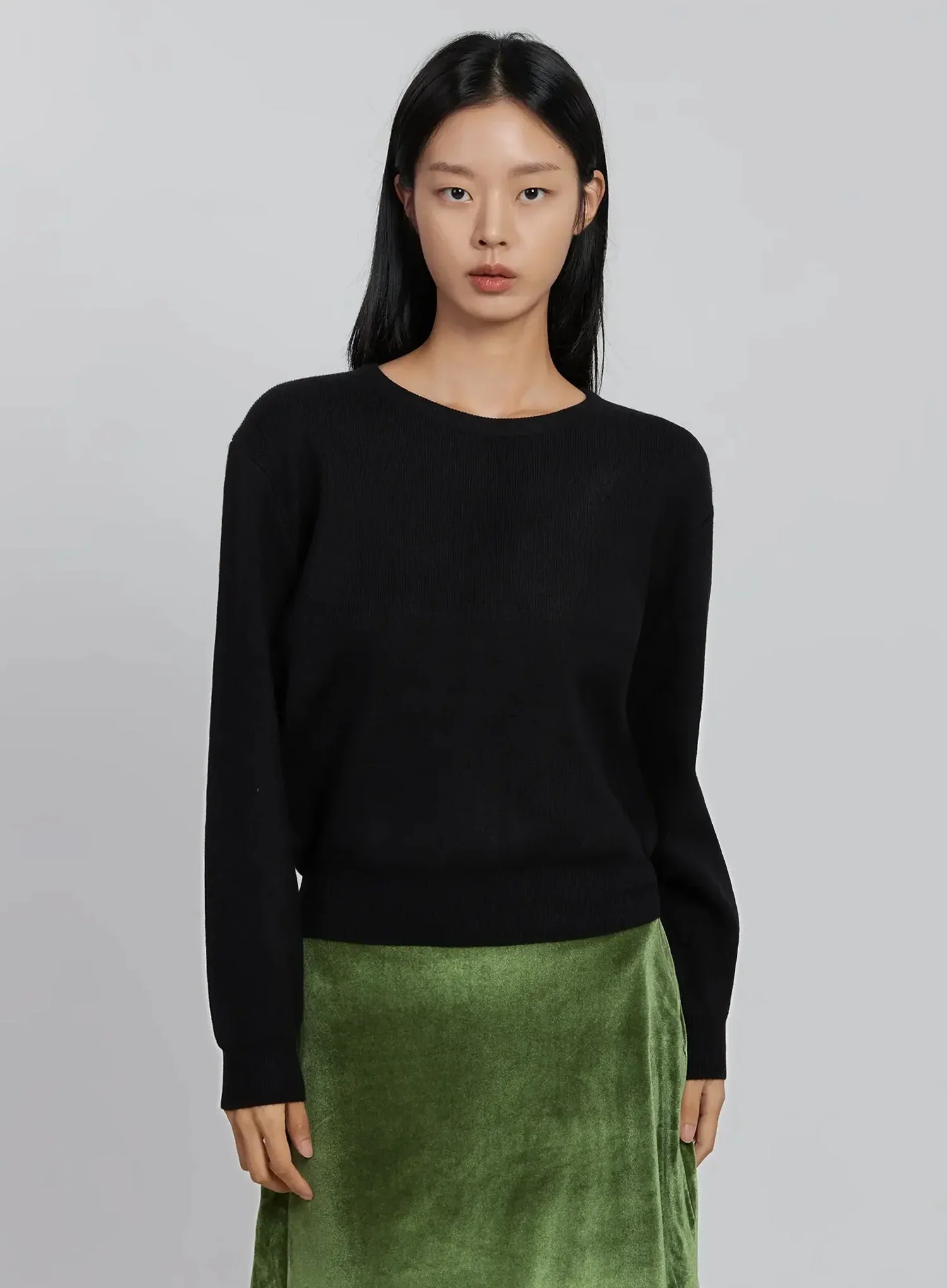 Round Neck Knit Top ID516 - Image 17