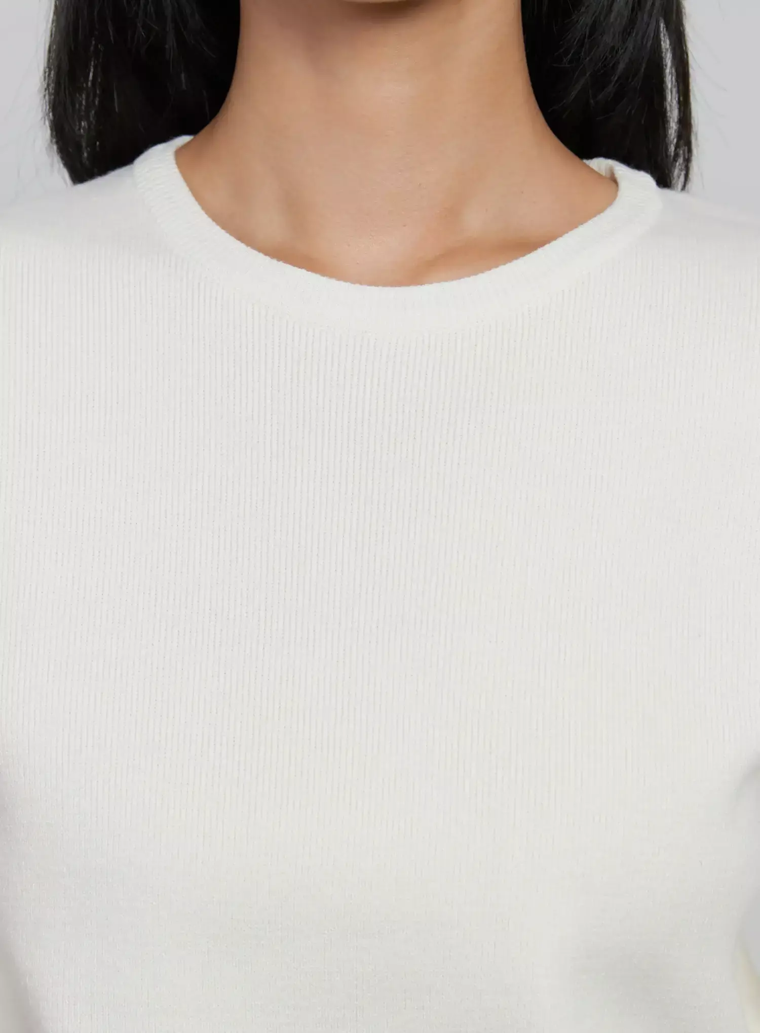 Round Neck Knit Top ID516 - Image 3