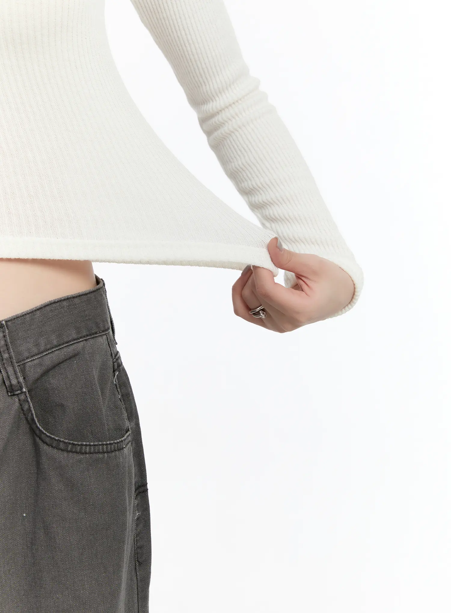 Round Neck Long Sleeve Top CM511 - Image 8