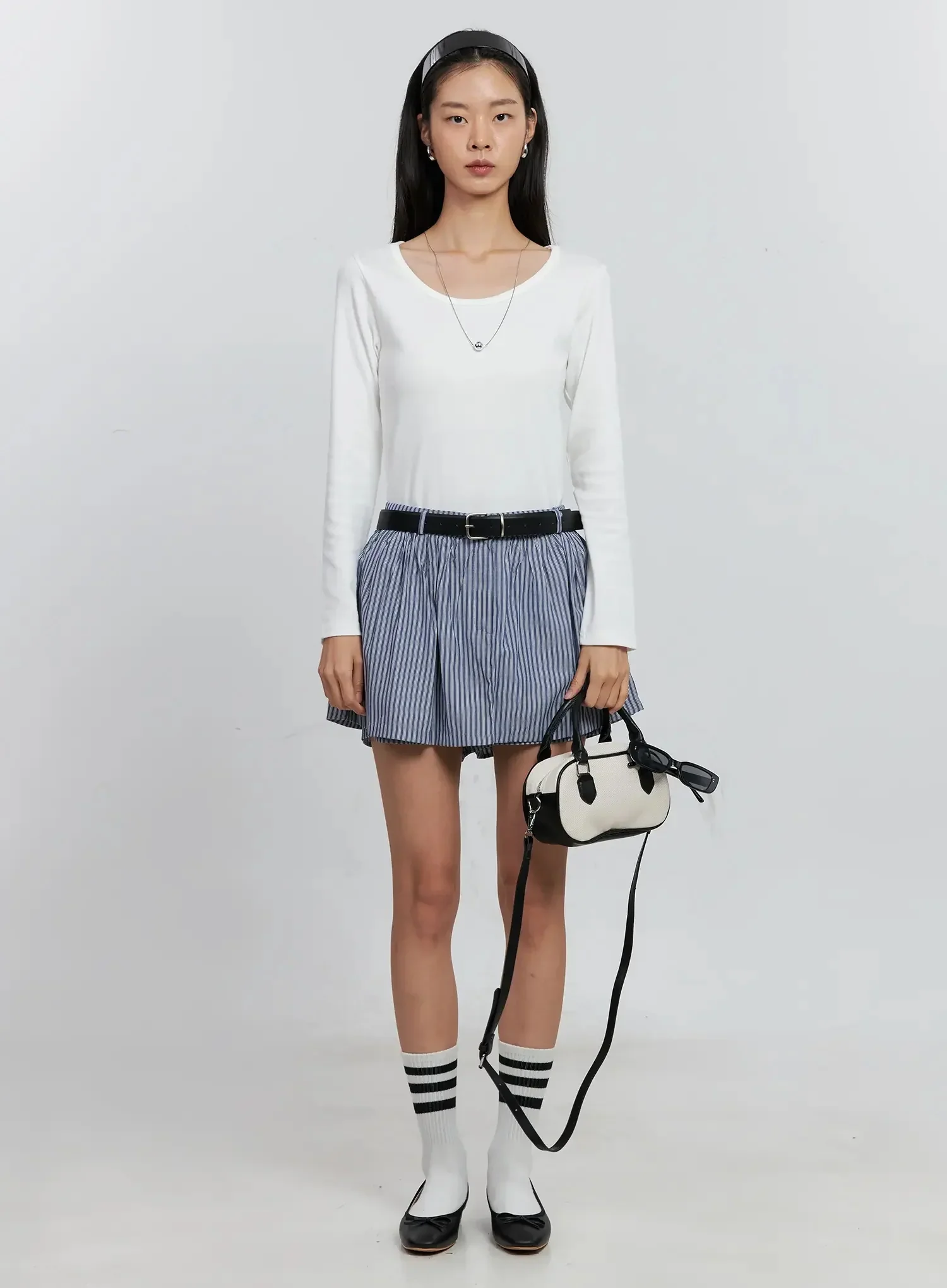 Round-Neck Long Sleeve Top IS515 - Image 11