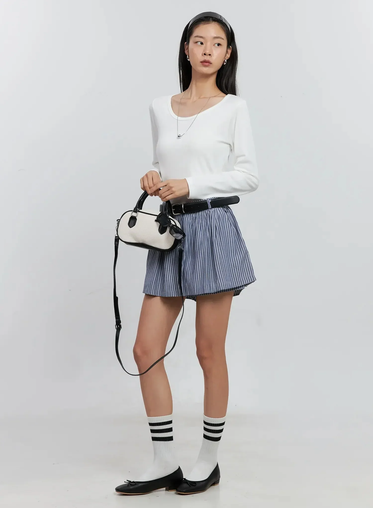 Round-Neck Long Sleeve Top IS515 - Image 2