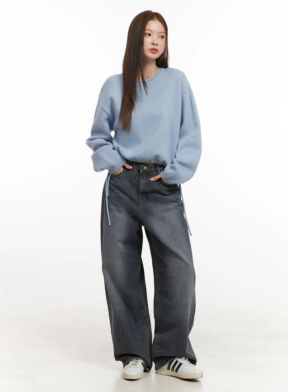 Round Neck Loose Sweater OD417 - Image 2