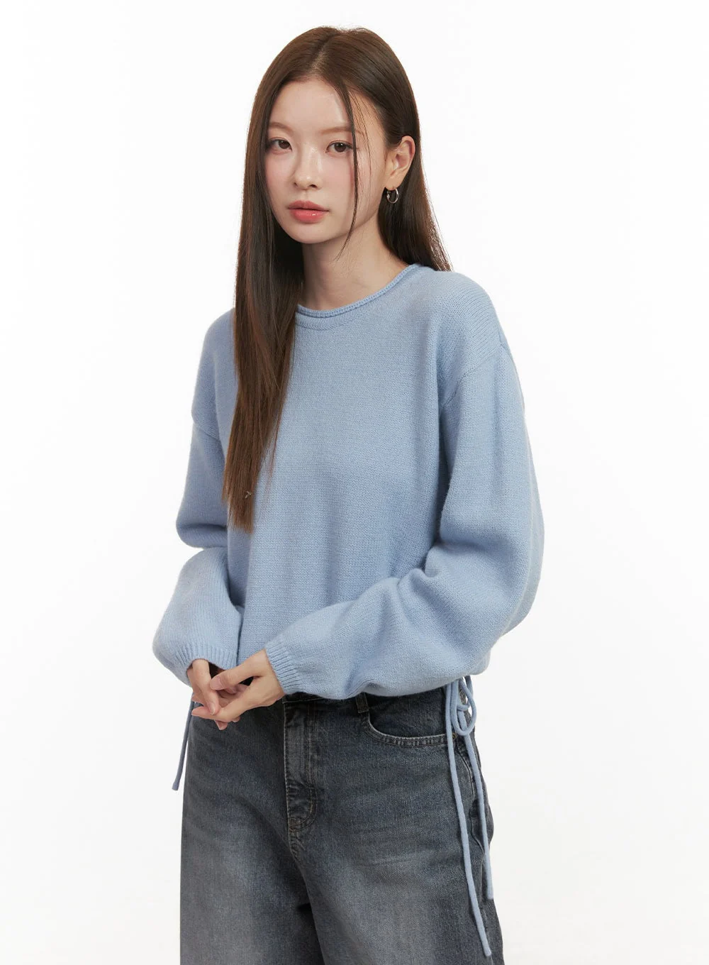 Round Neck Loose Sweater OD417 - Image 9