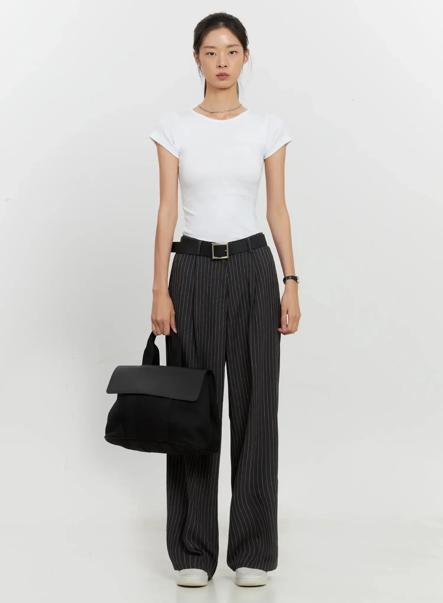 Round Neck Short-Sleeve Top IL528 - Image 34