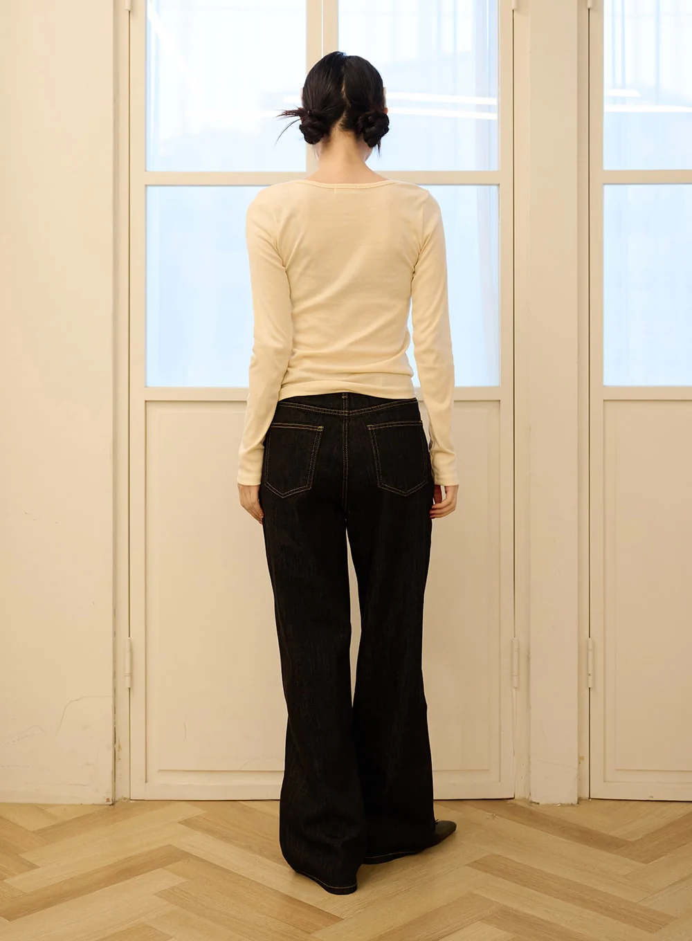 Round Neck Slim Fit Tee OD327 - Image 4