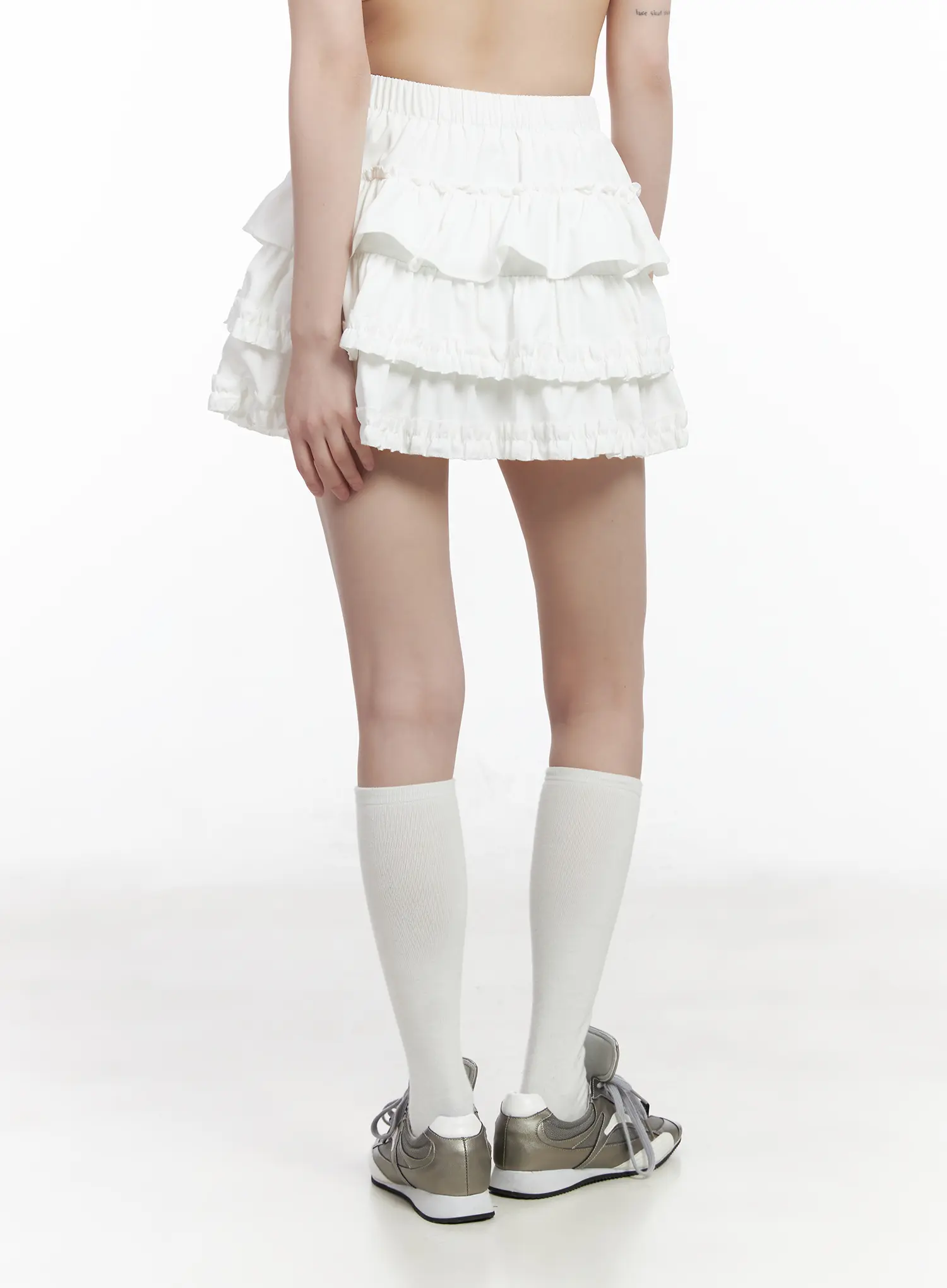 Ruffle Layered Mini Skirt CM524 - Image 4