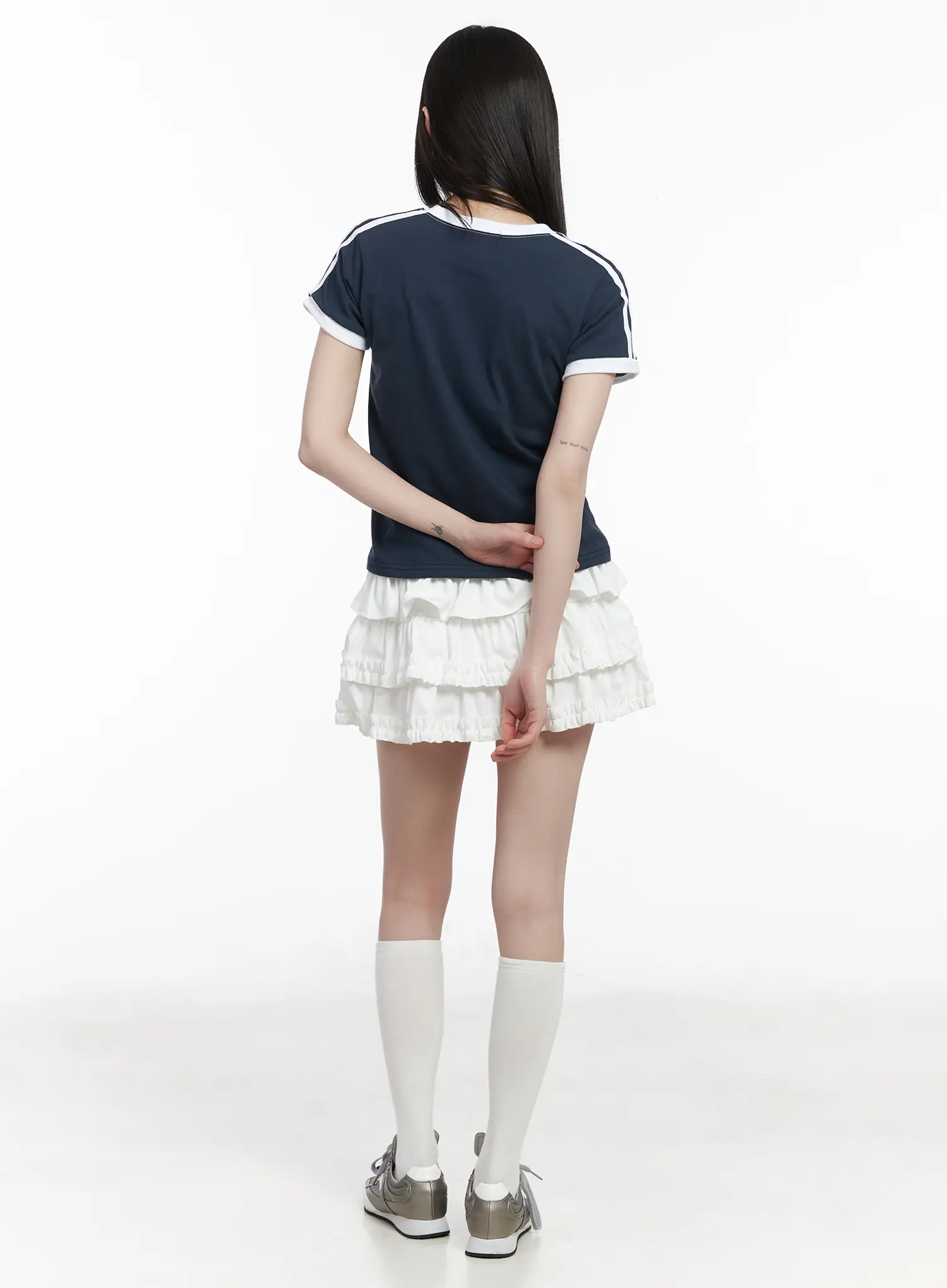 Ruffle Layered Mini Skirt CM524 - Image 7