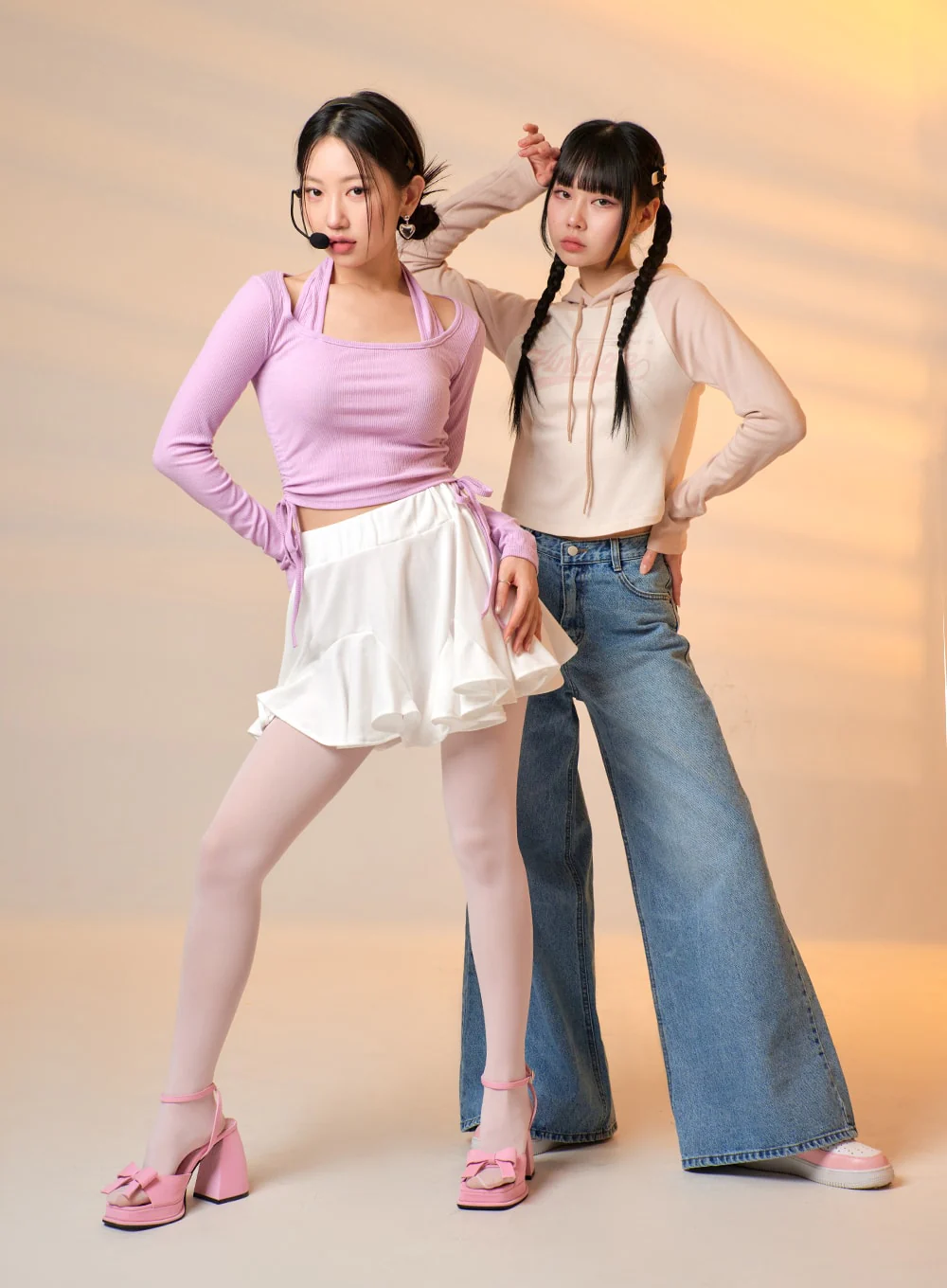 Ruffle Mini Skirt IJ430 - Image 3