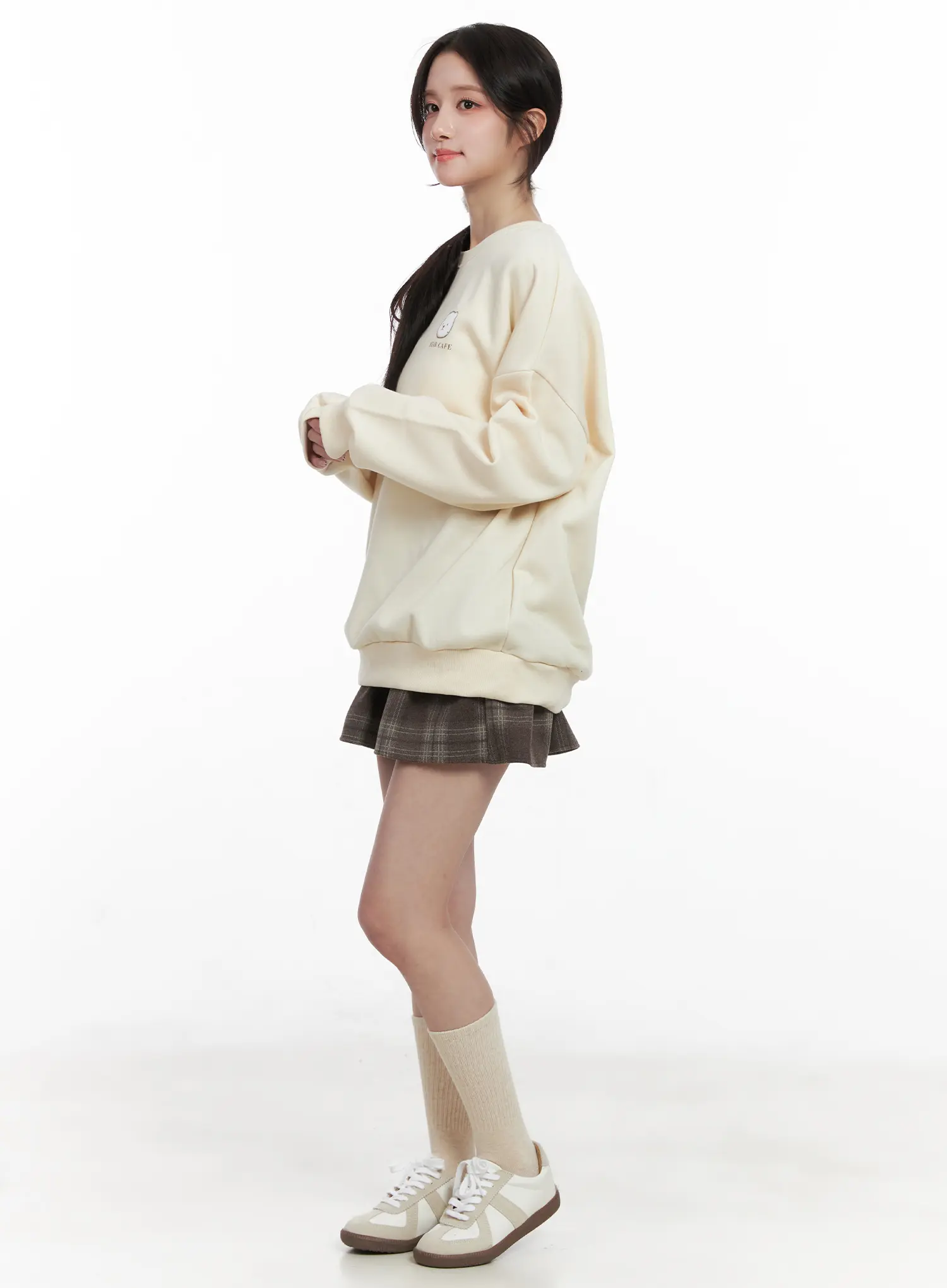 Ruffled Plaid Mini Skirt CN527 - Image 3