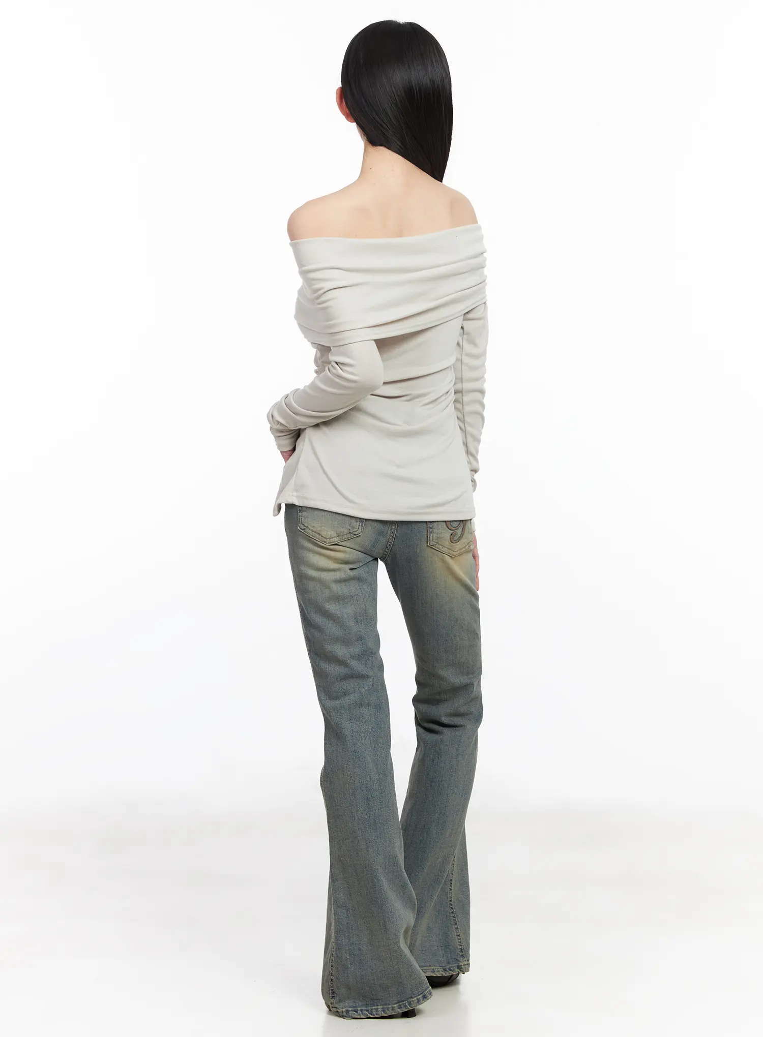 Samira Embroidered Flare Jeans CF518 - Image 4