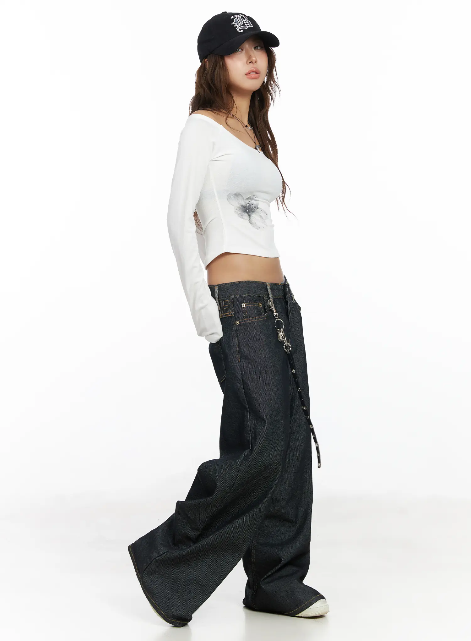 San Wide Leg Jeans CF512 - Image 8