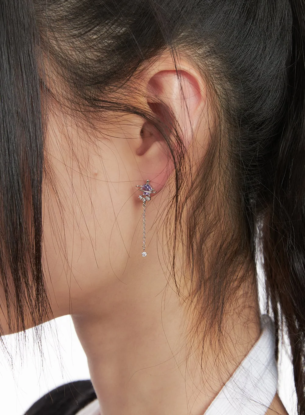 Saturn Earrings CJ528 - Image 3