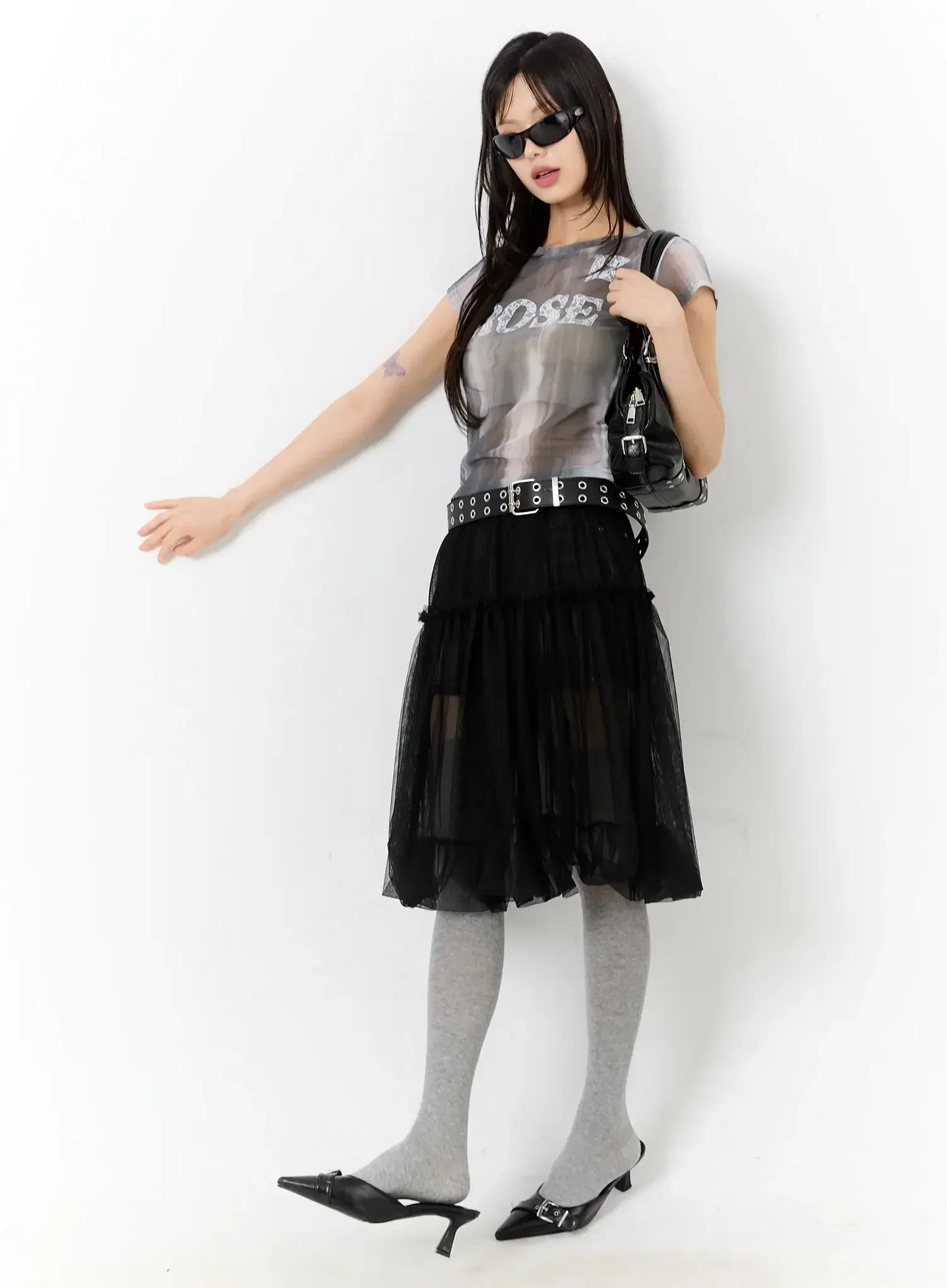 Sheer Graphic Tee IU525 - Image 2