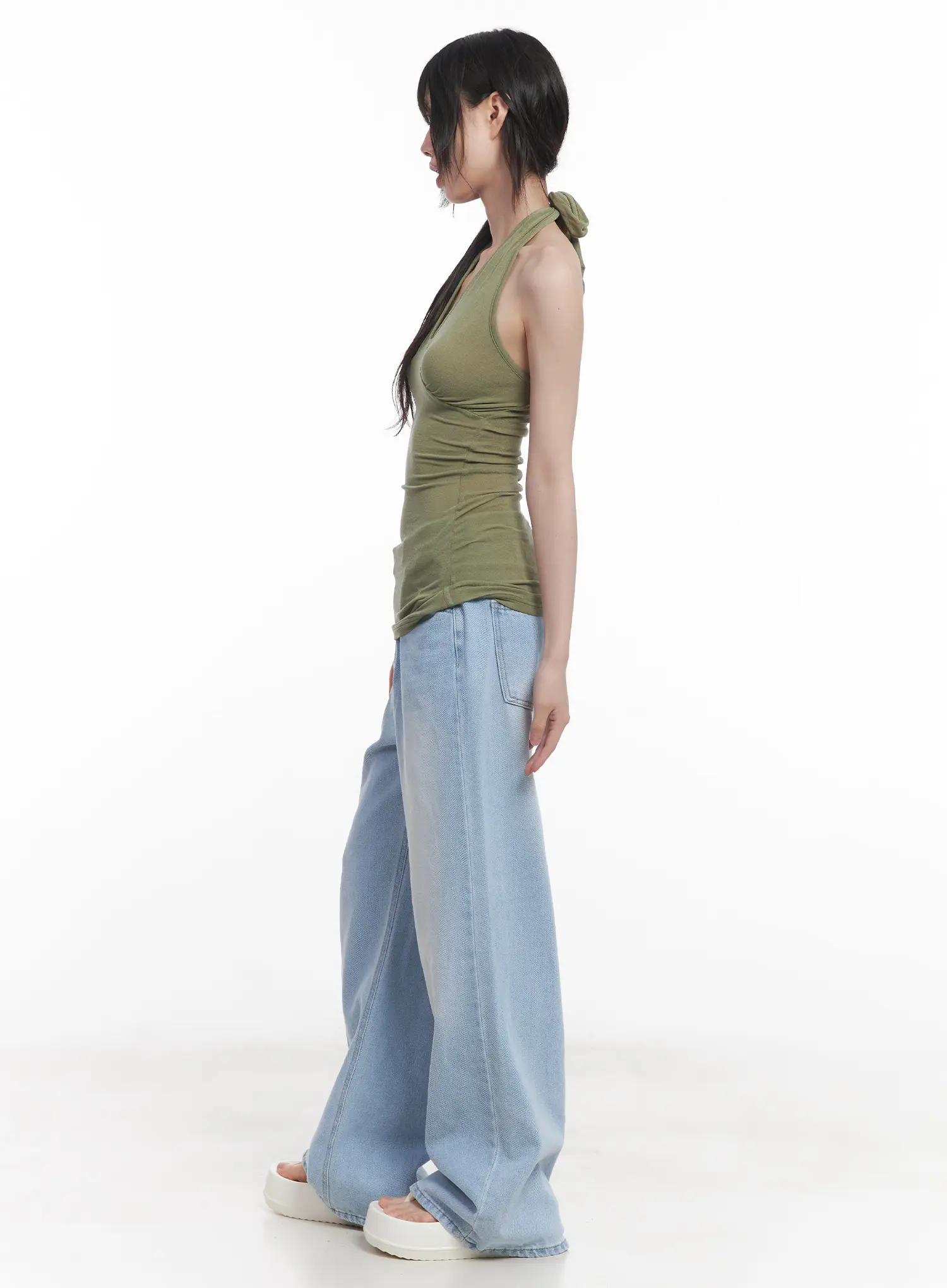 Sheer Halter Neck Tank CU519 - Image 4